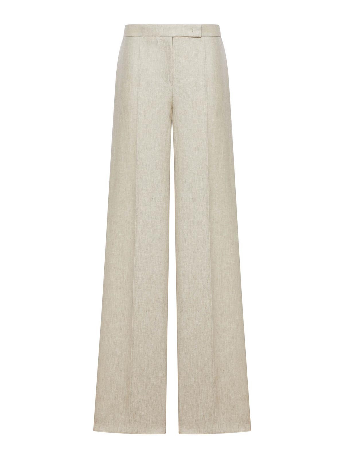 Wide Linen Drill Trousers 261113E20 (Max Mara / パンツ ) | Max Mara (マックスマーラ)