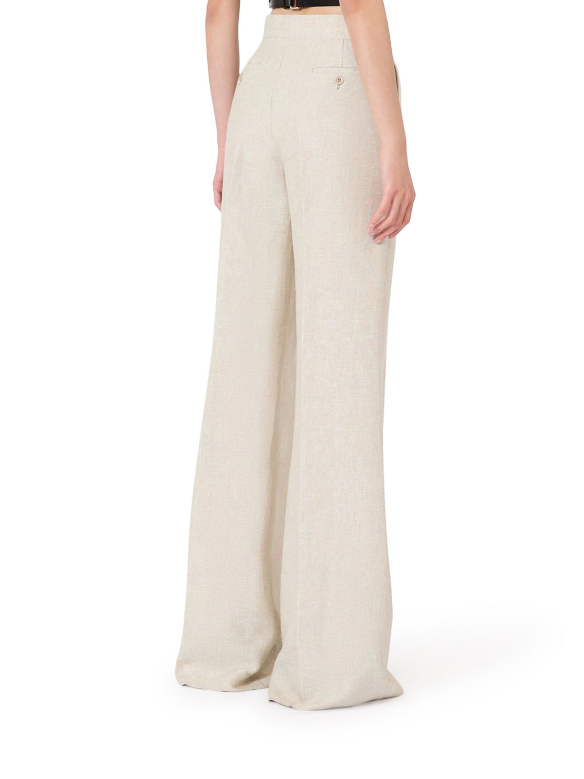 Wide Linen Drill Trousers 261113E20 (Max Mara / パンツ ) | Max Mara (マックスマーラ)(3)