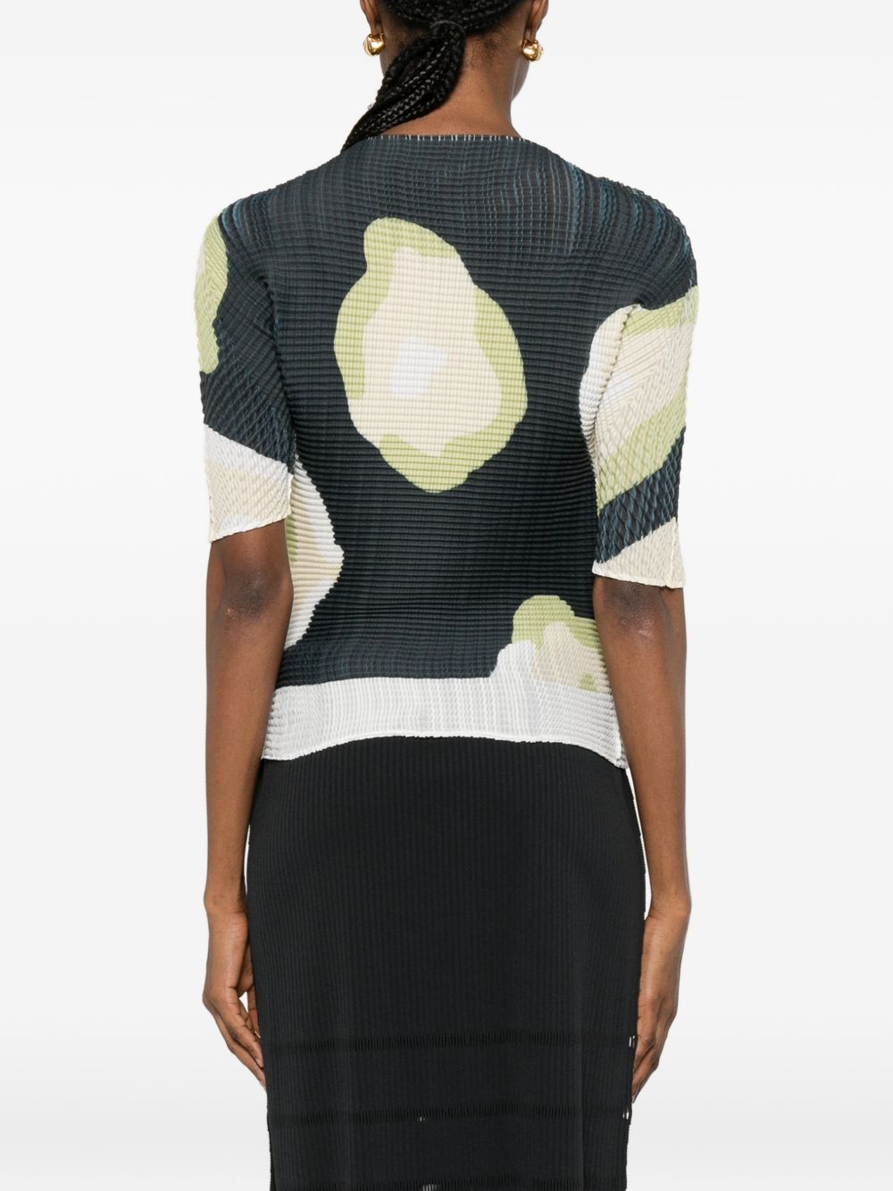 Issey Miyake Top Black IM66FJ69717 (ISSEY MIYAKE / シャツ・ブラウス ) | ISSEY MIYAKE (イッセイ ミヤケ)(3)