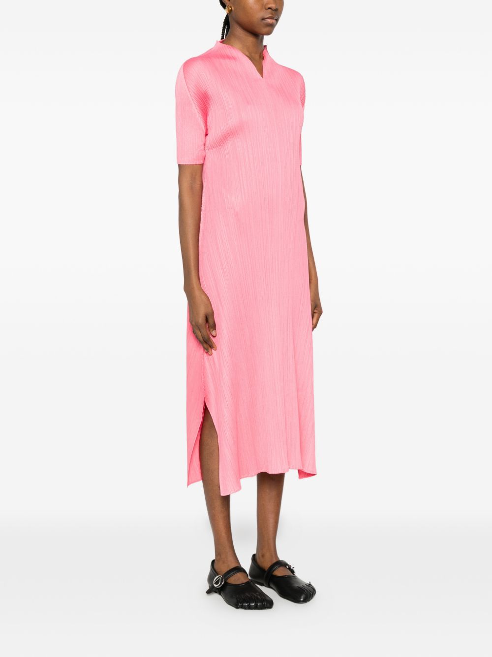 Pleats Please Dresses Pink PP66JH13622 (PLEATS PLEASE ISSEY MIYAKE / ワンピース・ドレス・オールインワン ) | PLEATS PLEASE ISSEY MIYAKE (プリーツ プリーズ イッセイ ミヤケ)(2)