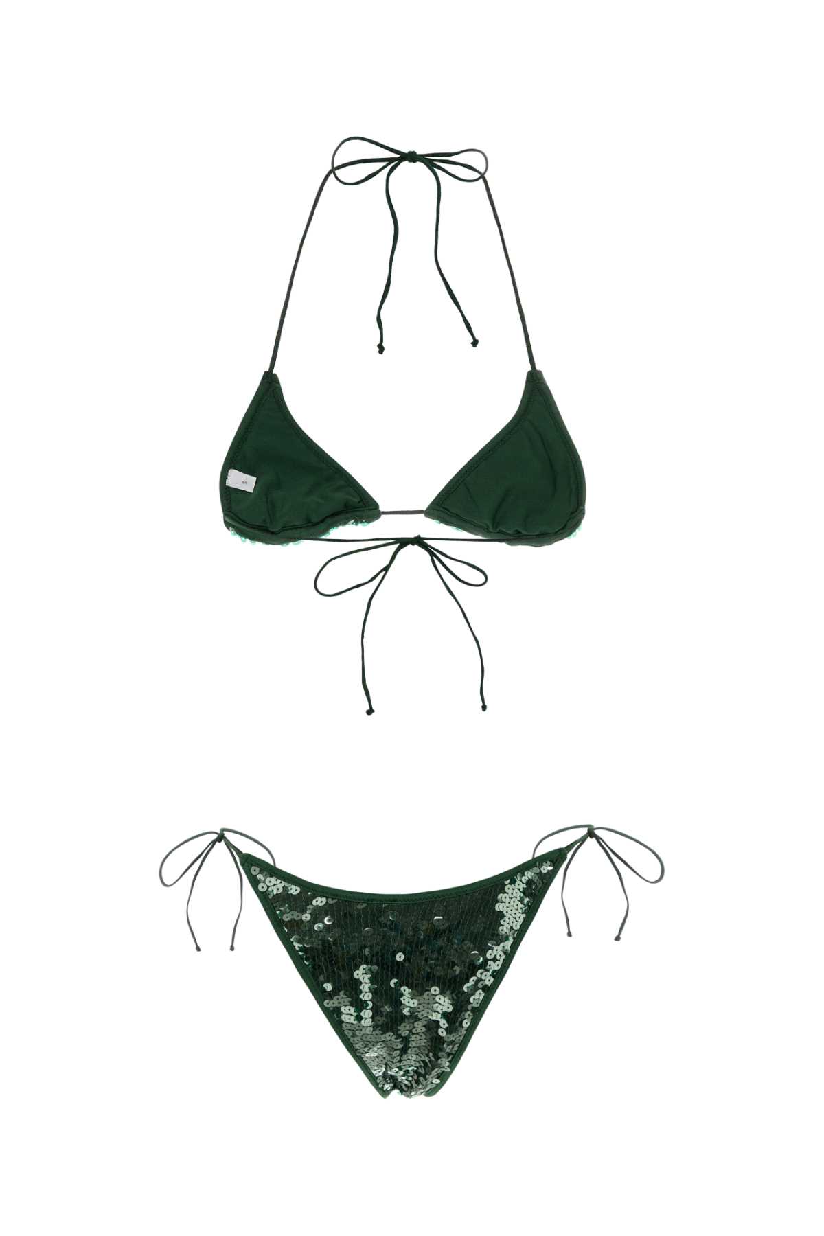 Embellished polyester Marylin bikini MKS261GREEN (Oséree / スイムウェア ) | Oséree (オスレー)(1)