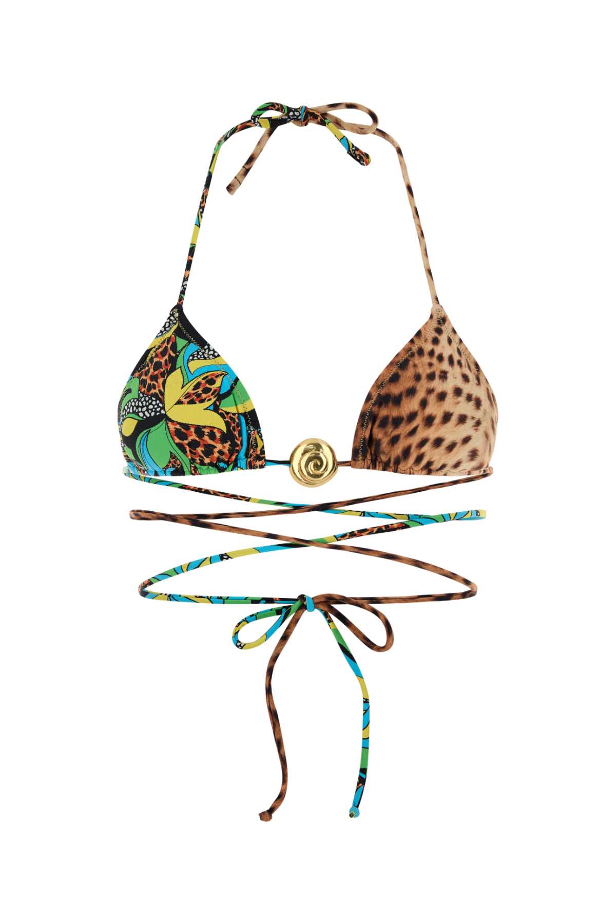 Printed stretch nylon Miami 2.0 bikini top MIAMITOP203TONEPRINTSTERESA (Reina Olga / スイムウェア ) | Reina Olga (レイナ オルガ)