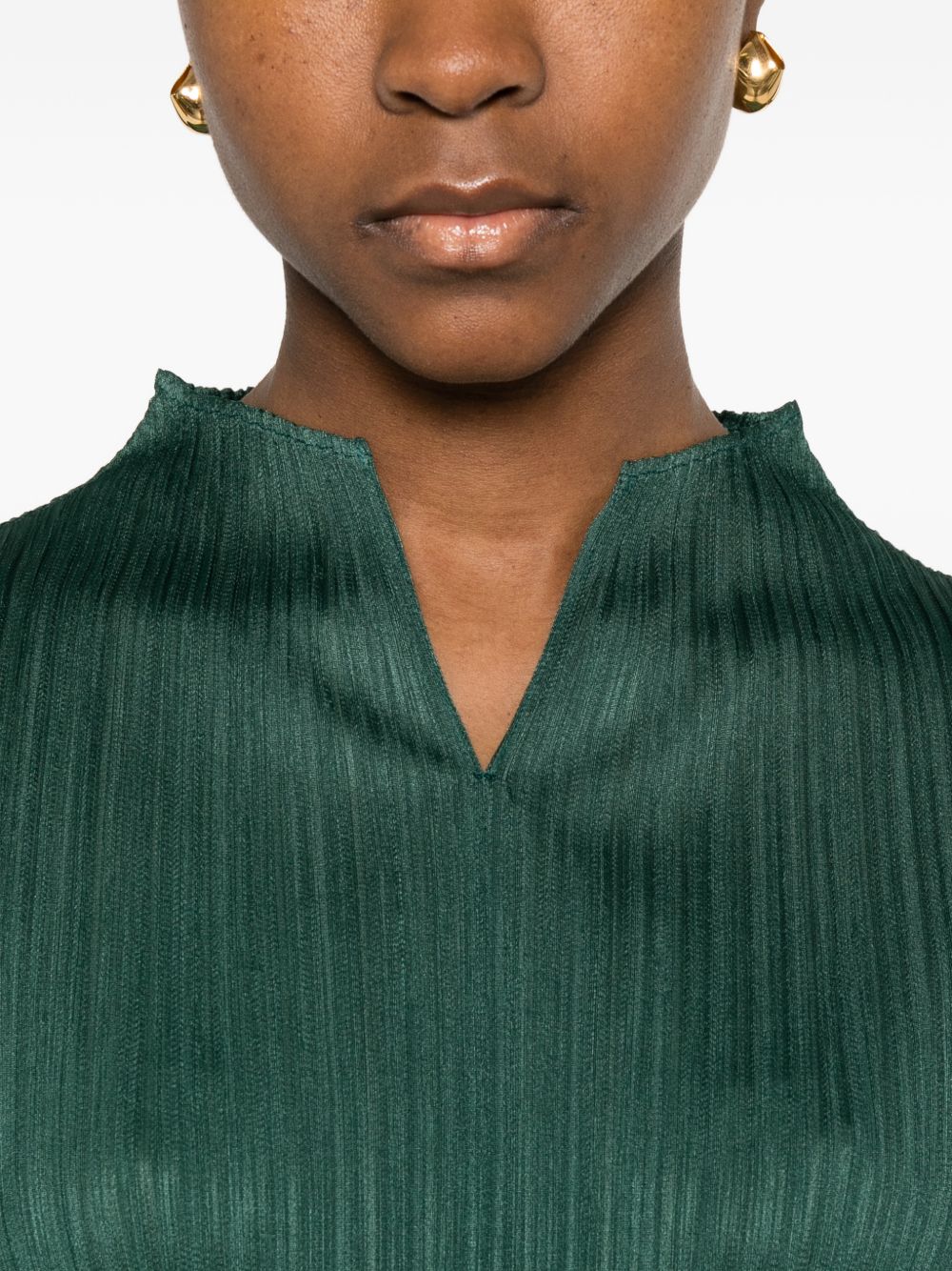 Pleats Please Dresses Green PP66JH13667 (PLEATS PLEASE ISSEY MIYAKE / ワンピース・ドレス・オールインワン ) | PLEATS PLEASE ISSEY MIYAKE (プリーツ プリーズ イッセイ ミヤケ)(1)