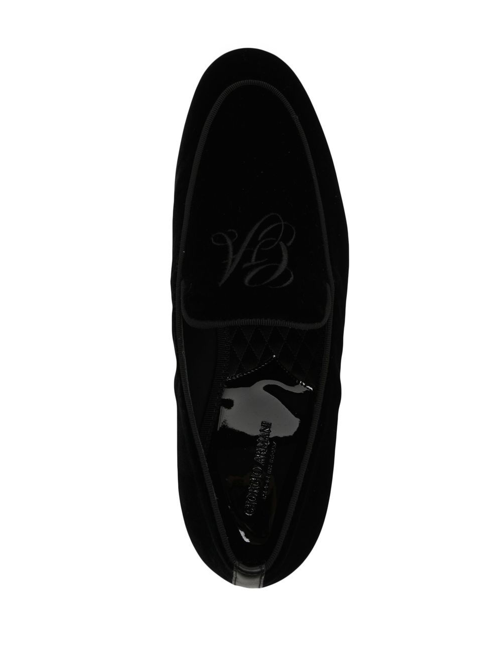 Giorgio Armani Flat shoes Black X2A373XM649A083 (GIORGIO ARMANI / ローファー ) | GIORGIO ARMANI (ジョルジオ アルマーニ)(1)