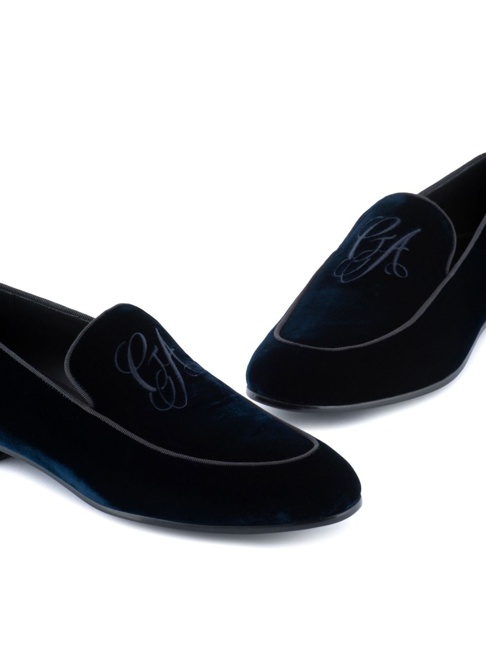 Giorgio Armani Flat shoes Blue X2A373XM649N280 (GIORGIO ARMANI / ローファー ) | GIORGIO ARMANI (ジョルジオ アルマーニ)(1)