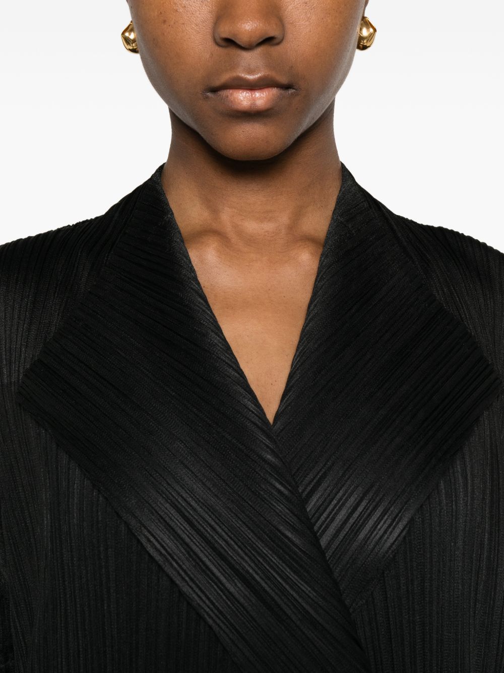 Pleats Please Coats Black PP66JA47315 (PLEATS PLEASE ISSEY MIYAKE / コート ) | PLEATS PLEASE ISSEY MIYAKE (プリーツ プリーズ イッセイ ミヤケ)(1)
