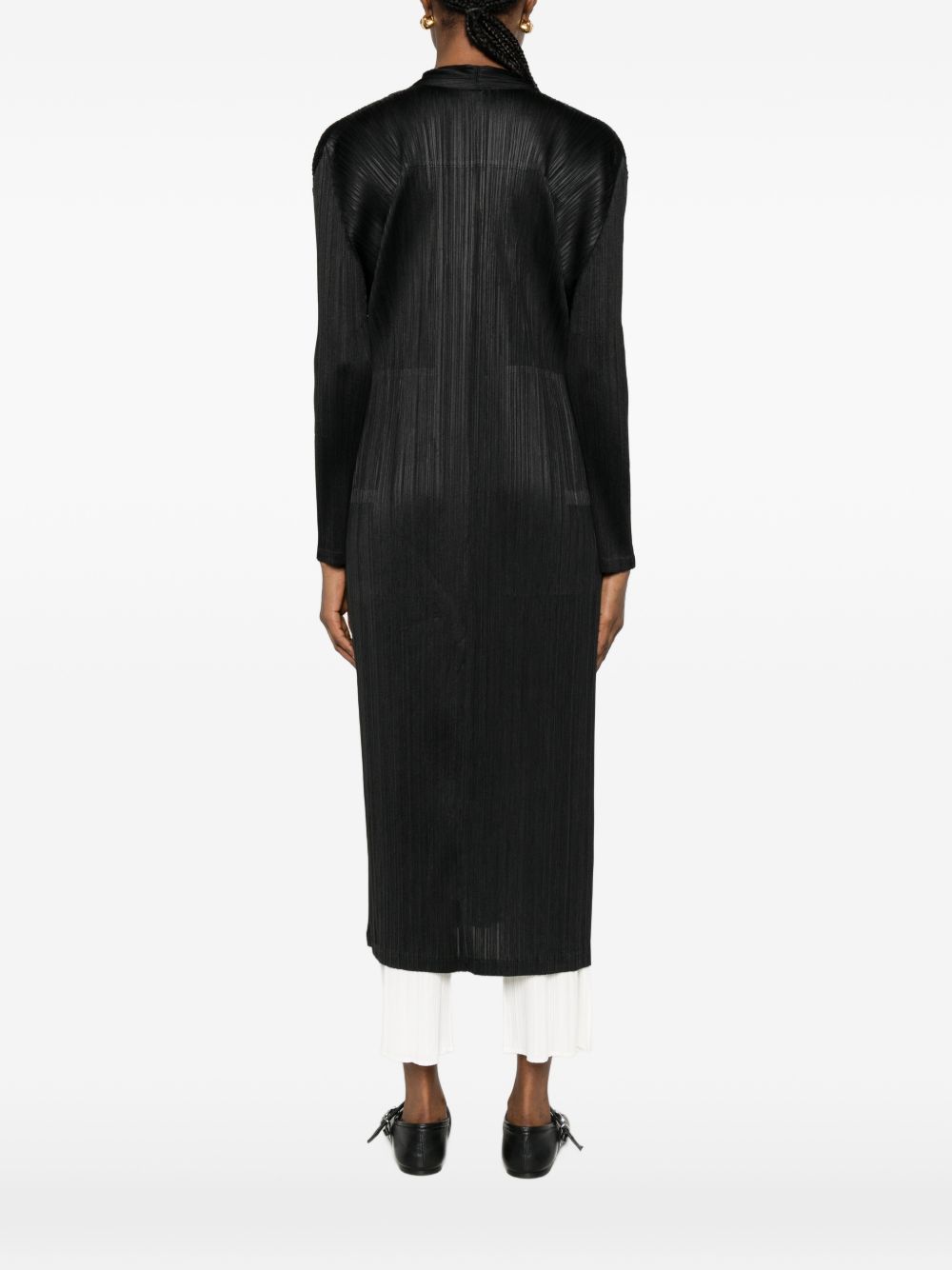 Pleats Please Coats Black PP66JA47315 (PLEATS PLEASE ISSEY MIYAKE / コート ) | PLEATS PLEASE ISSEY MIYAKE (プリーツ プリーズ イッセイ ミヤケ)(4)