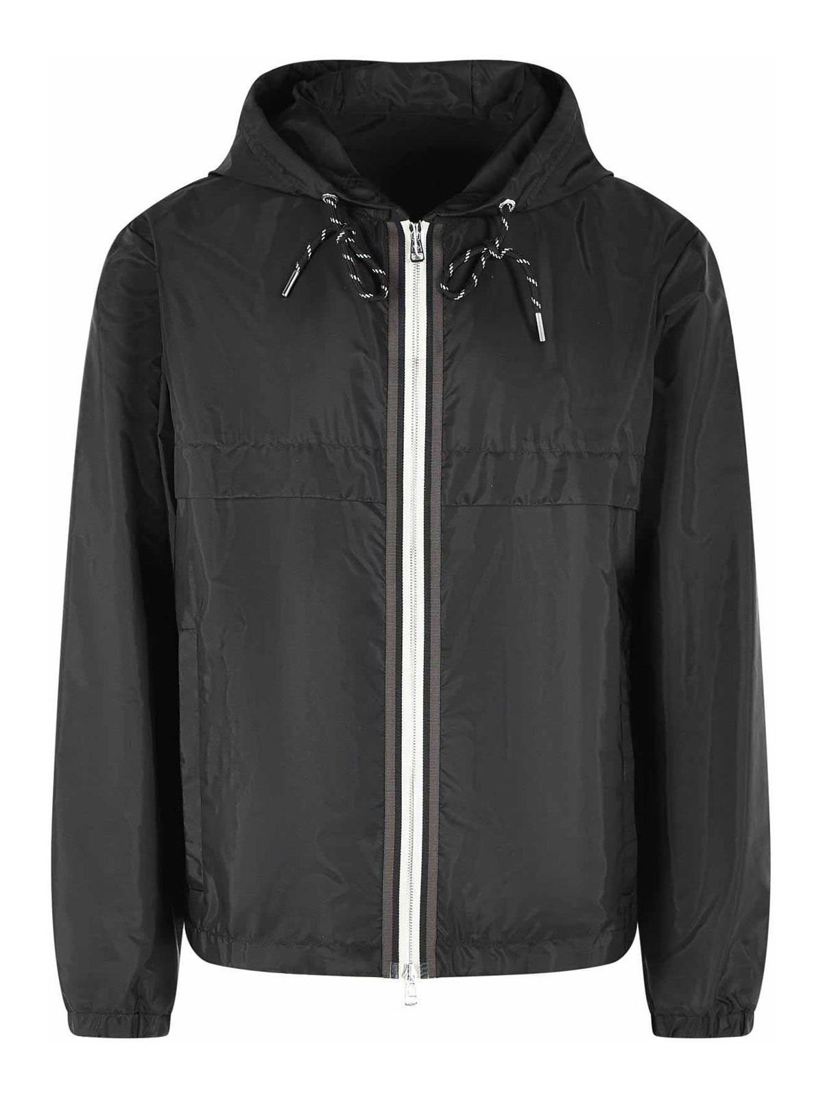 Nidge Black Polyamide Hooded Jacket 0911A00112539ZD999 (Moncler / スウェット・フーディー ) | Moncler (モンクレール)