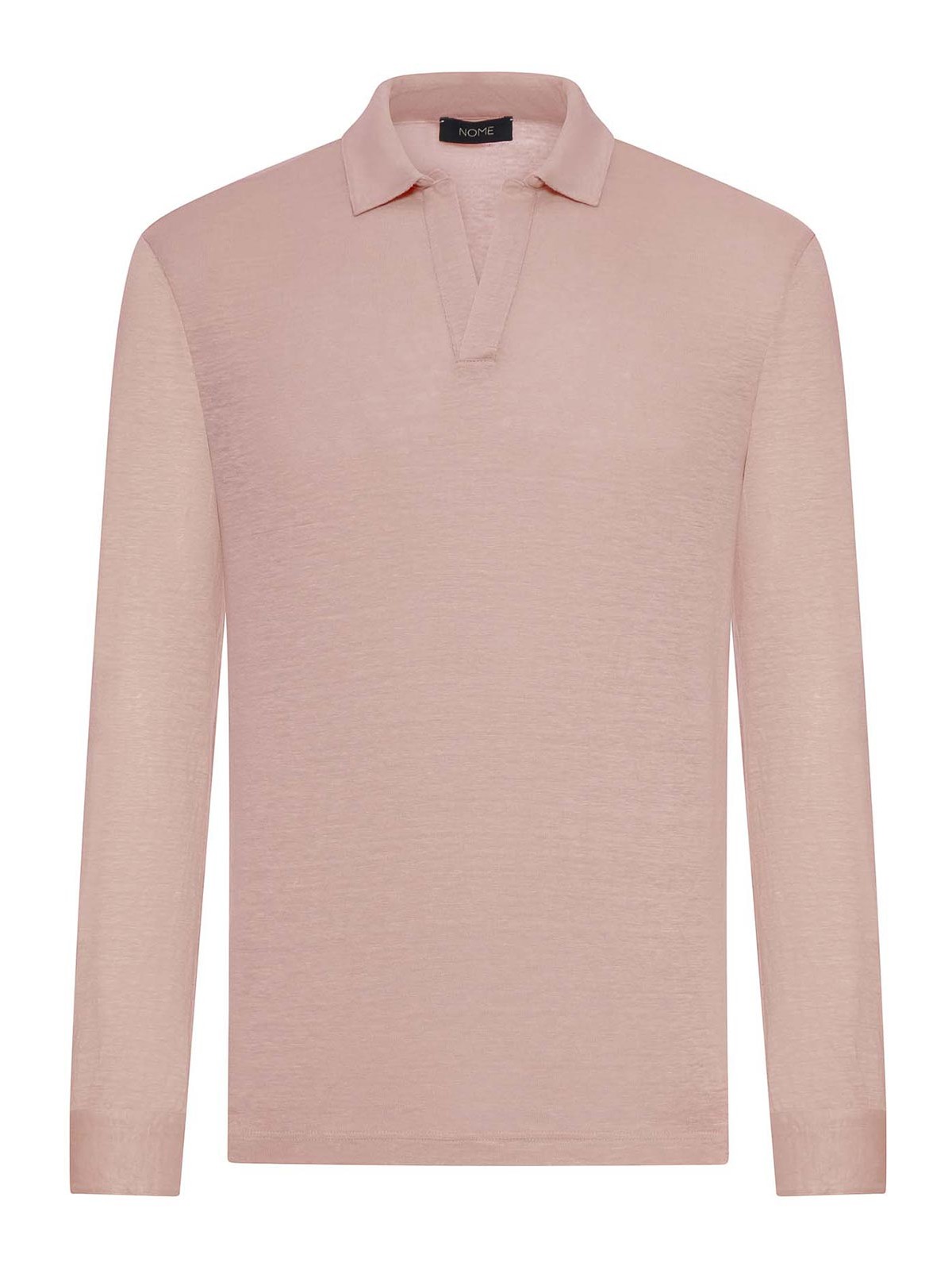 Long-Sleeved Linen Polo Shirt 60192E16 (NOME / ポロシャツ ) | NOME (ノーメ)