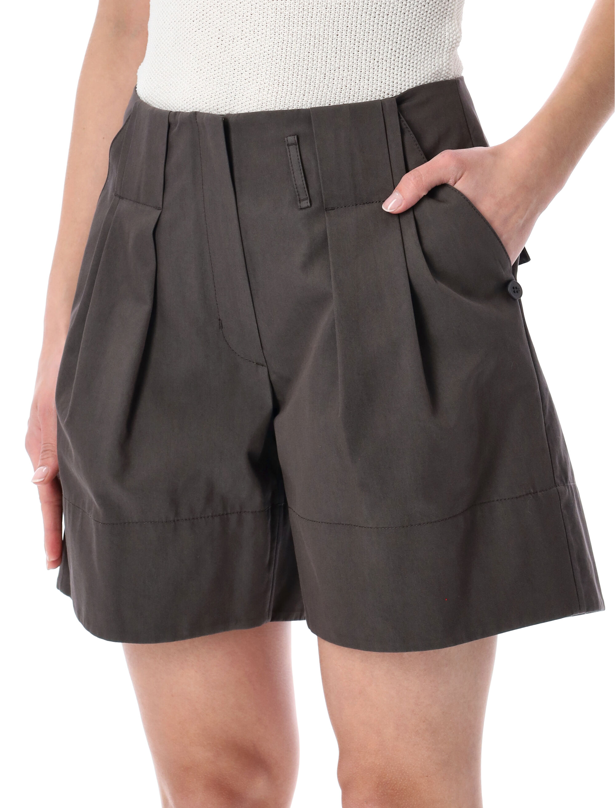 Low Classic Shorts LCPS26SH011680001 (LOW CLASSIC / ショートパンツ ) | LOW CLASSIC (ロウ クラシック)(2)
