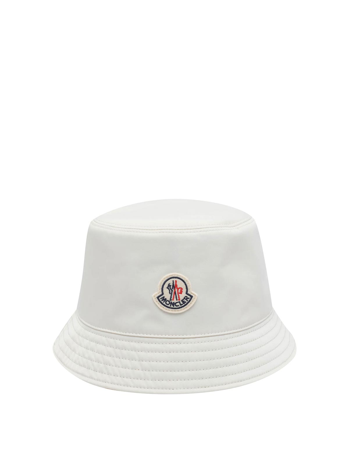 White And Beige Reversible Logo Bucket Hat 3B0002254A1KP02 (Moncler / 帽子 ) | Moncler (モンクレール)