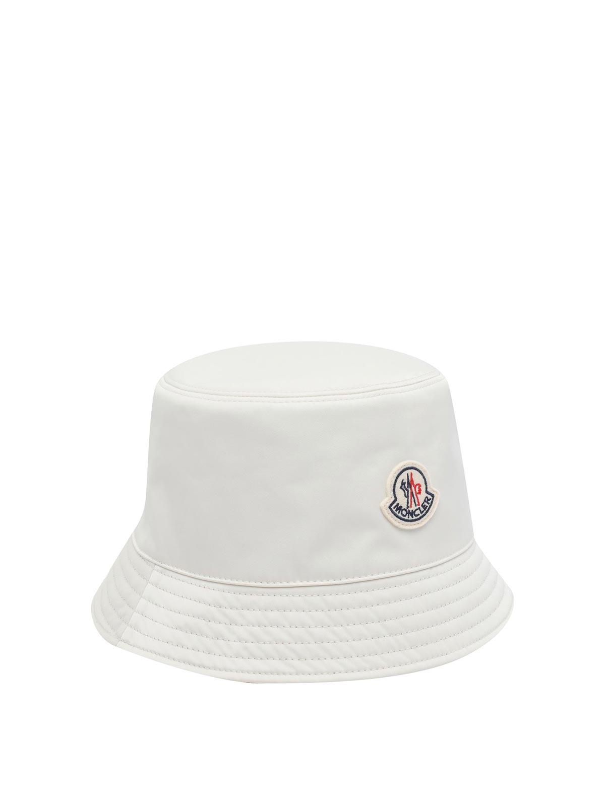 White And Beige Reversible Logo Bucket Hat 3B0002254A1KP02 (Moncler / 帽子 ) | Moncler (モンクレール)(1)