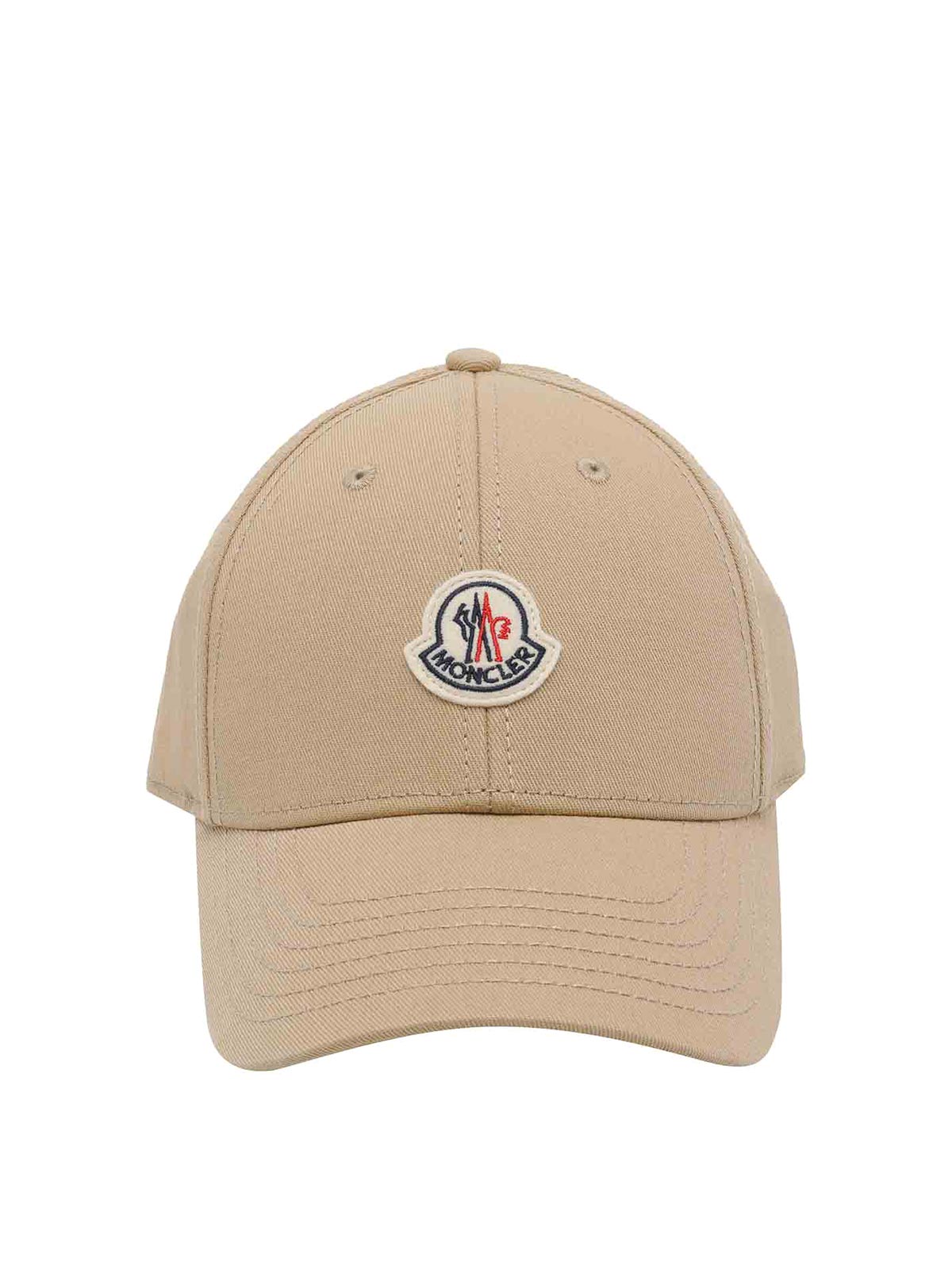 Beige Logo Baseball Cap 3B0000804863209 (Moncler / 帽子 ) | Moncler (モンクレール)