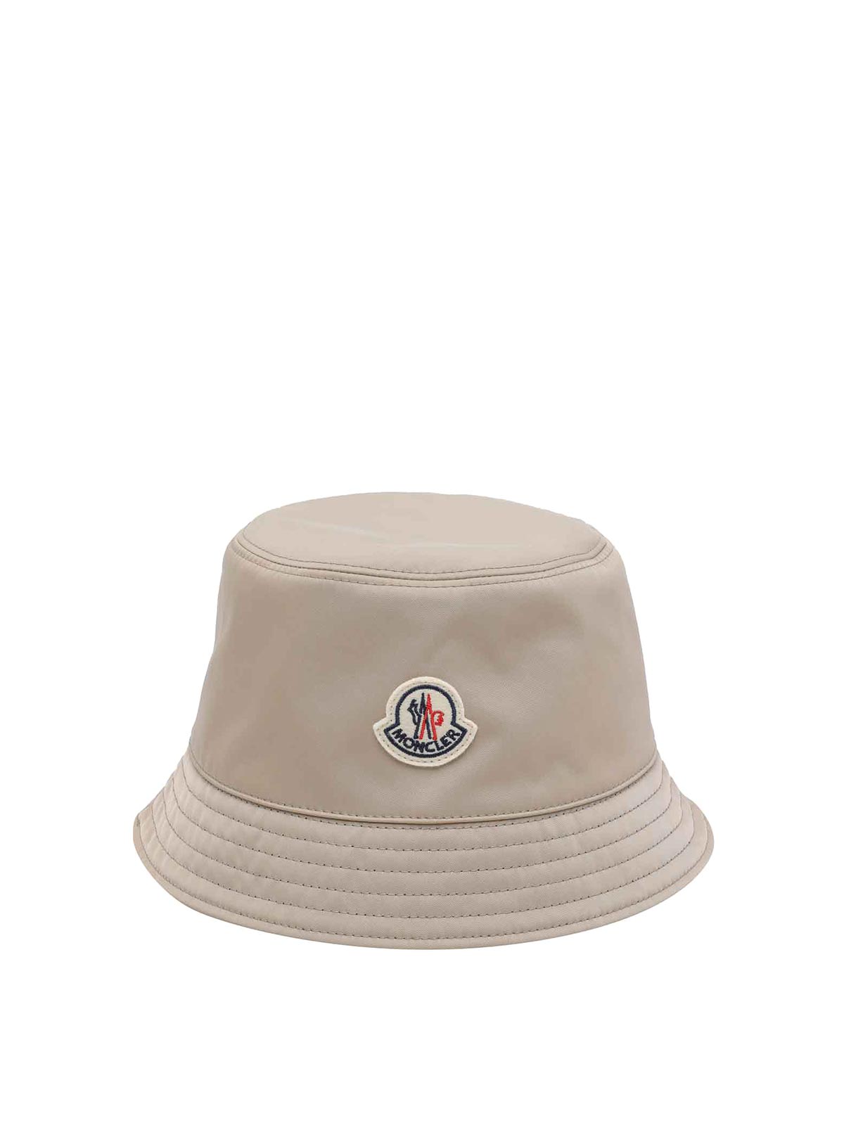 Beige And Blue Reversible Logo Bucket Hat 3B0002254A1KP27 (Moncler / 帽子 ) | Moncler (モンクレール)