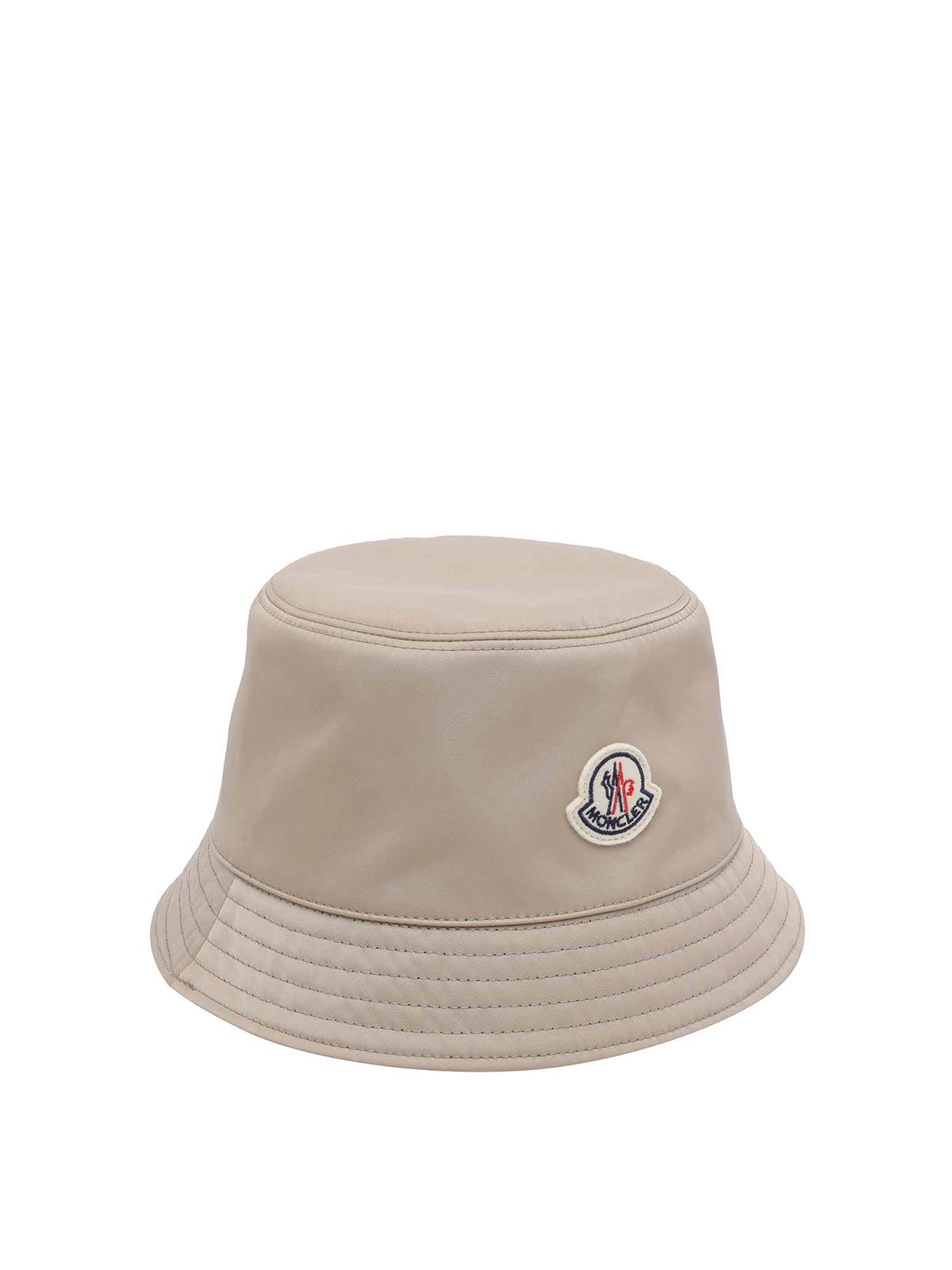 Beige And Blue Reversible Logo Bucket Hat 3B0002254A1KP27 (Moncler / 帽子 ) | Moncler (モンクレール)(1)