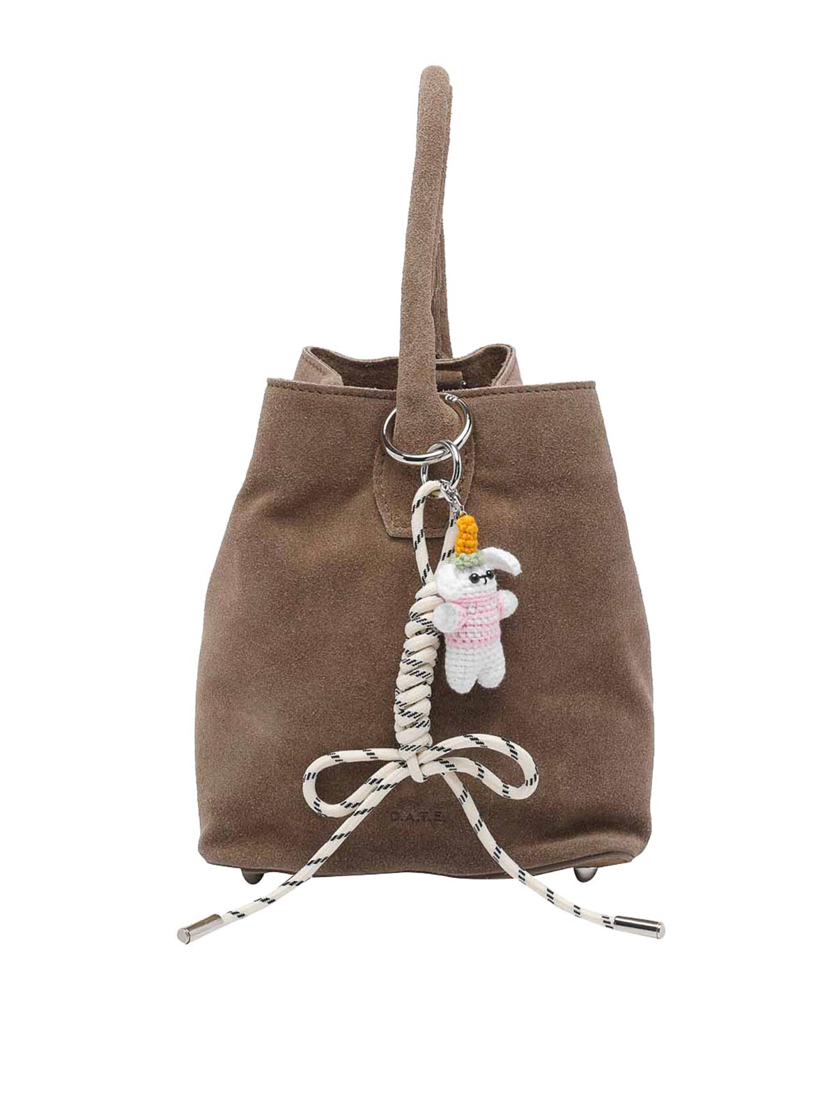 Taupe Suede Basket Handbag B441PBSDTA (D.A.T.E. / ハンドバッグ・ショルダーバッグ ) | D.A.T.E. (デイト)