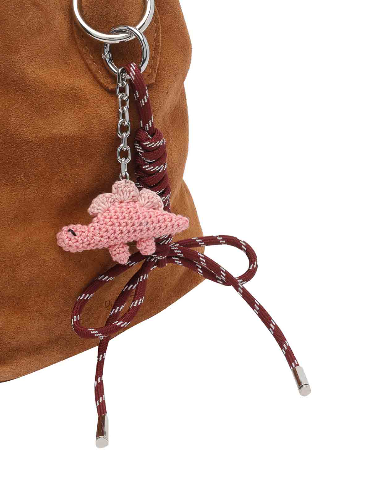 Brown Suede Paniere Handbag B441PBSDCU (D.A.T.E. / ハンドバッグ・ショルダーバッグ ) | D.A.T.E. (デイト)(3)
