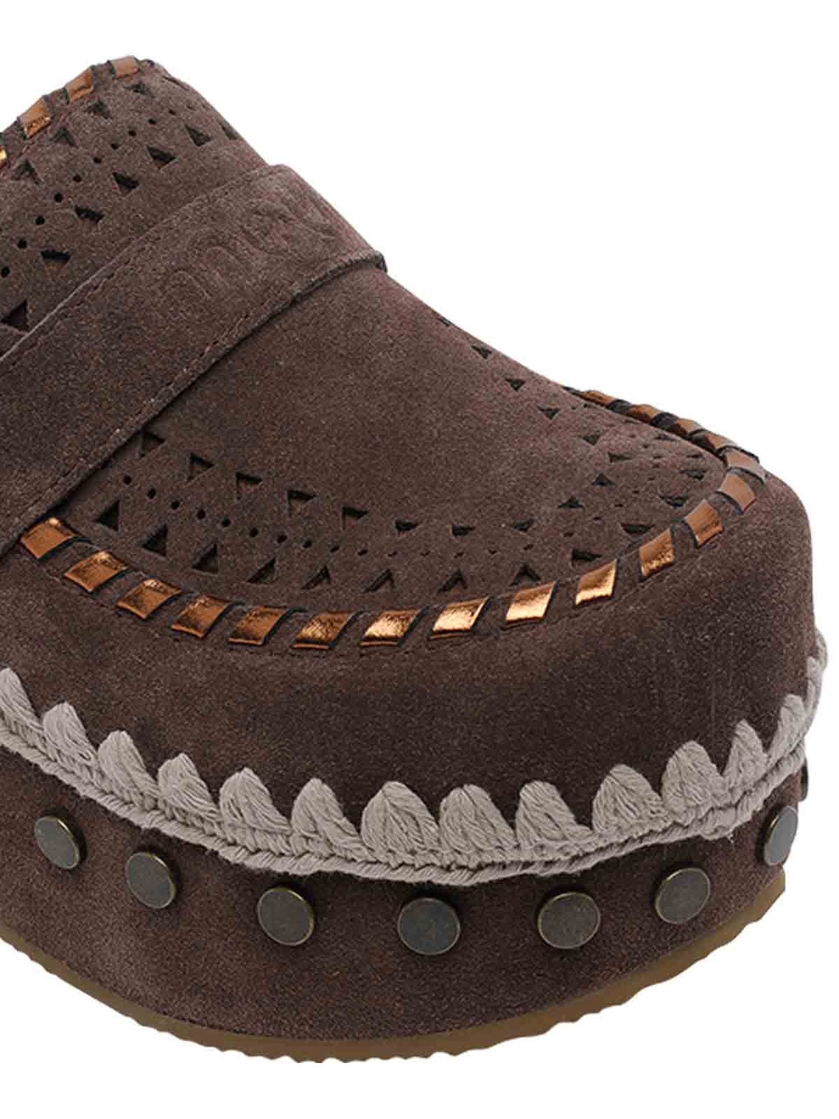 Deep Brown Clog 611004ADPBRO (mou / サンダル ) | mou (ムー)(3)