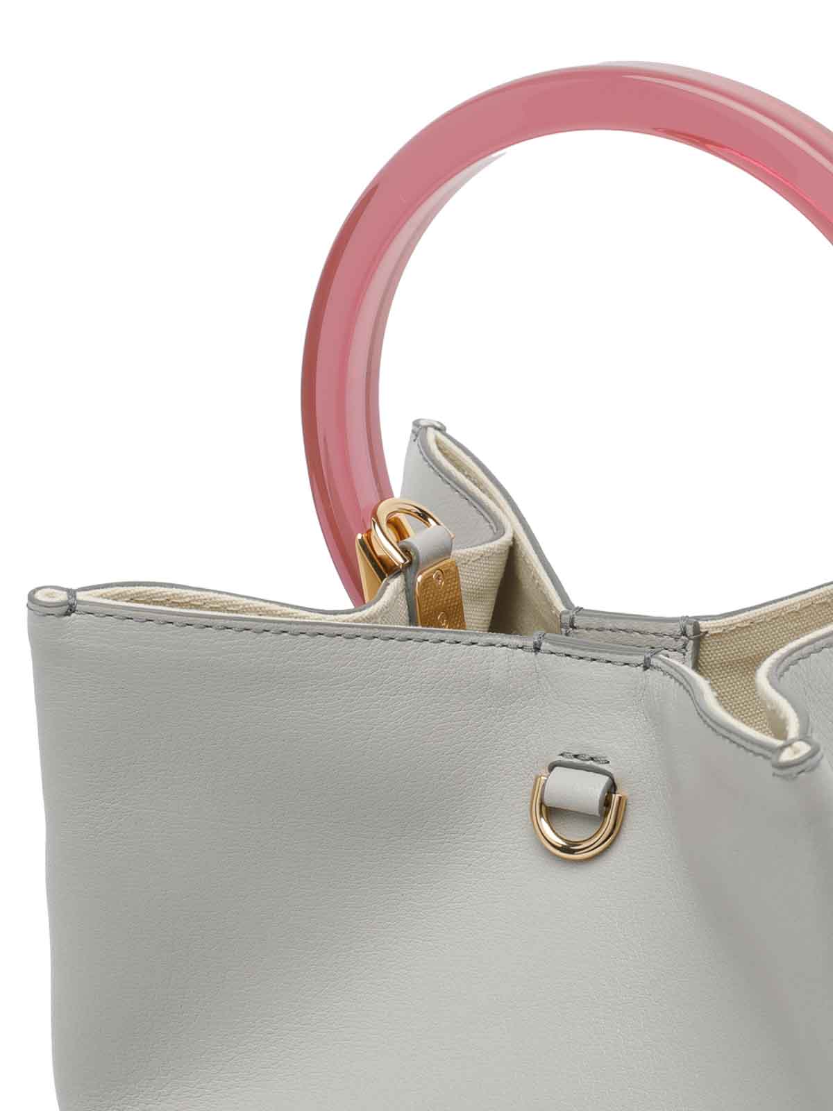 Grey Pannier Handbag SCMP0083U0P891500N01 (Marni / ハンドバッグ・ショルダーバッグ ) | Marni (マルニ)(3)