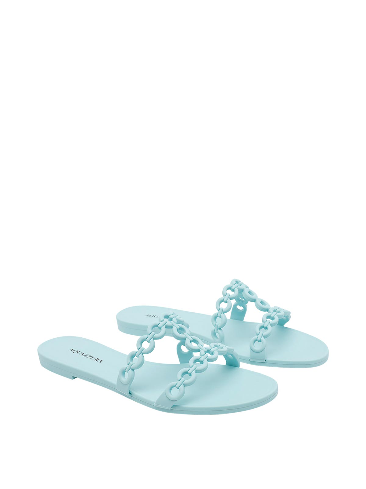 Blight Blue Infinity Chain Flat Sandals ICJFLAS0JLYSRZ (AQUAZZURA / サンダル ) | AQUAZZURA (アクアズーラ)(1)