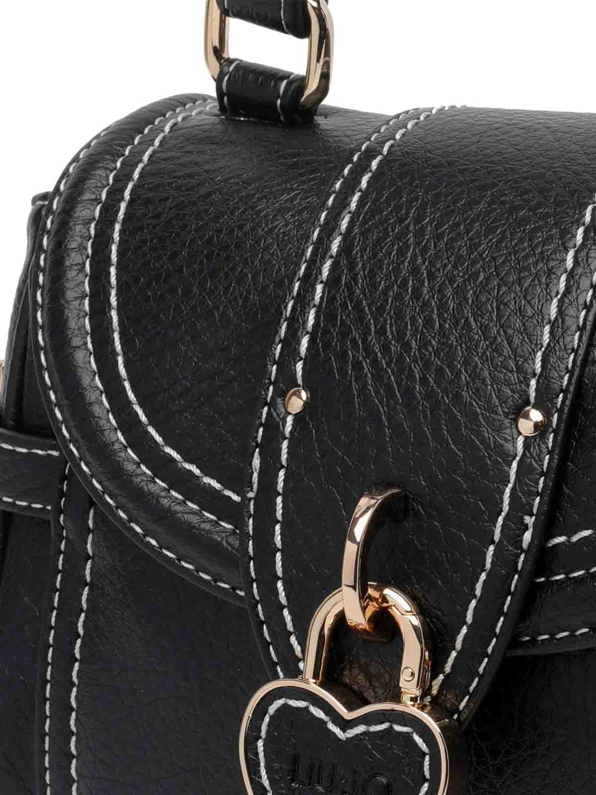 Black Handbag AA6063E110922222 (LIU•JO / ハンドバッグ・ショルダーバッグ ) | LIU•JO (リュー・ジョー)(3)