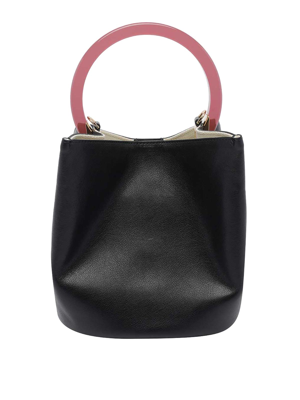 Black Pannier Handbag SCMP0083U0P891500N99 (Marni / ハンドバッグ・ショルダーバッグ ) | Marni (マルニ)(2)