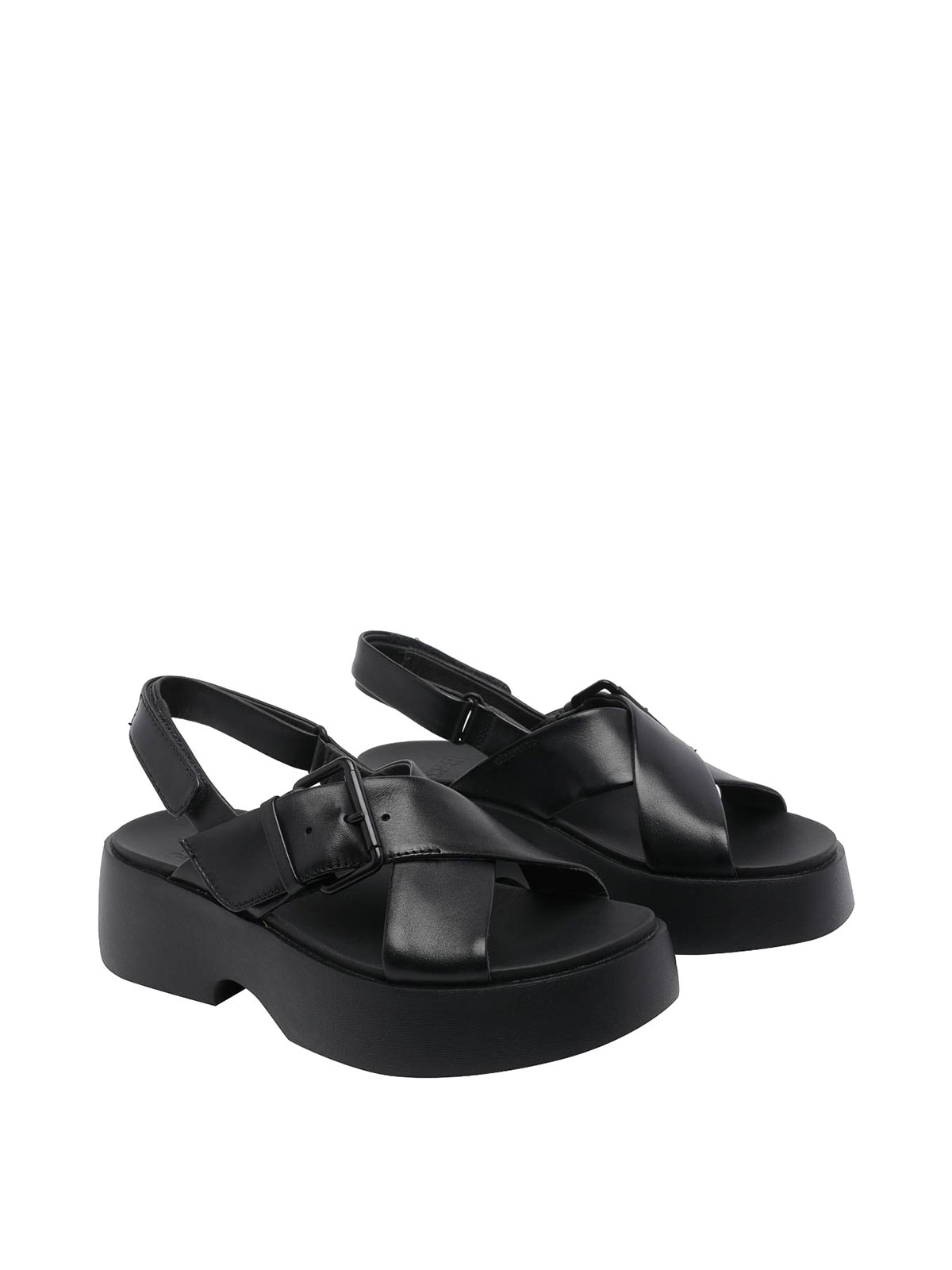 Black Tasha Sandals K201860TASHA001 (CAMPER / サンダル ) | CAMPER (カンペール)(1)