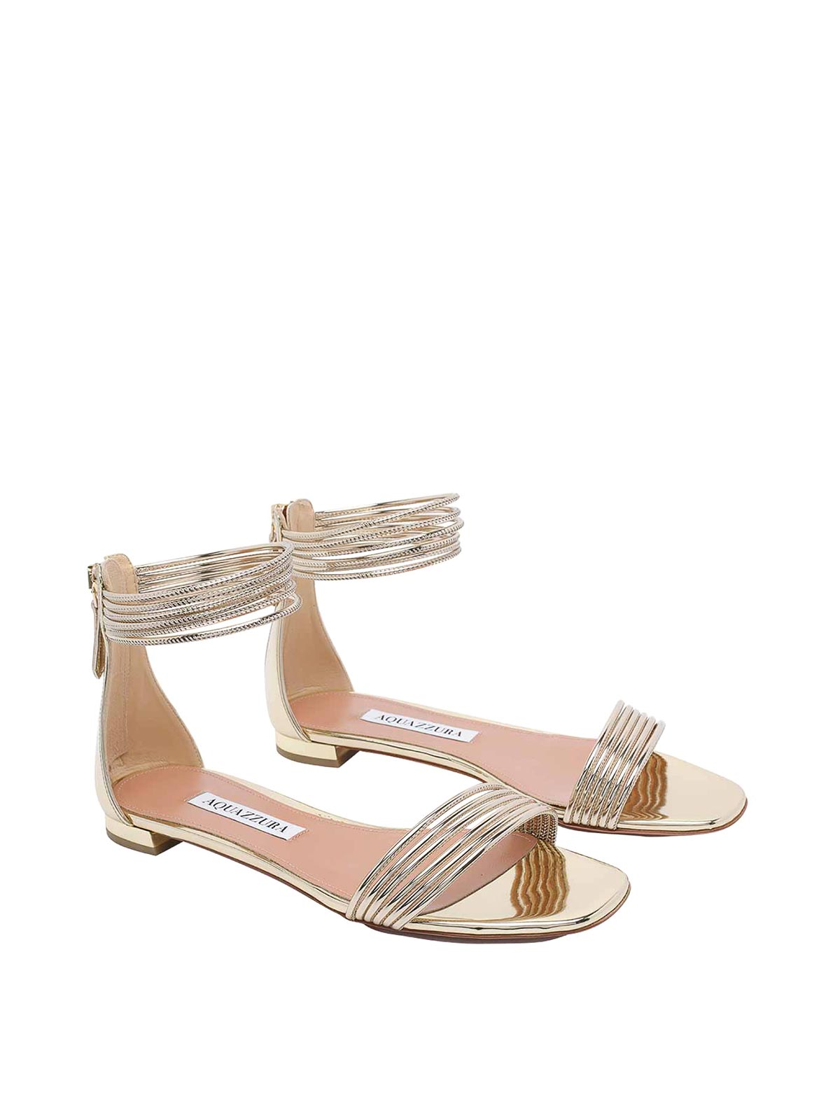 Soft Gold Sway Sandals SWYFLAS0SSYSOG (AQUAZZURA / サンダル ) | AQUAZZURA (アクアズーラ)(1)