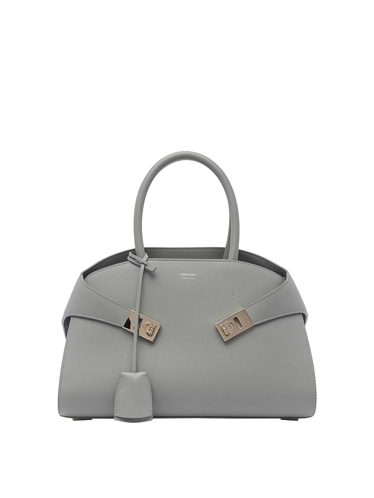 Hug small grey handbag 775279215608ASHGREY (FERRAGAMO / ハンドバッグ・ショルダーバッグ ) | FERRAGAMO (フェラガモ)