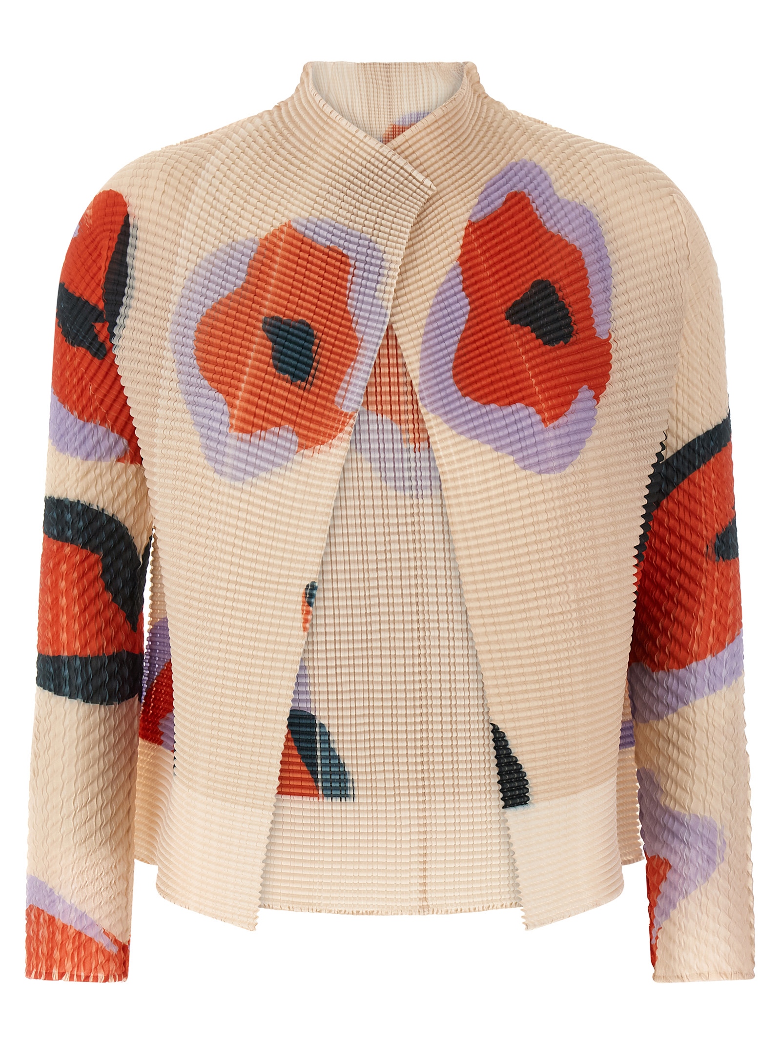 'Verve Pleats Top' cardigan IM66FJ69946 (ISSEY MIYAKE / ニット・セーター・カーディガン ) | ISSEY MIYAKE (イッセイ ミヤケ)