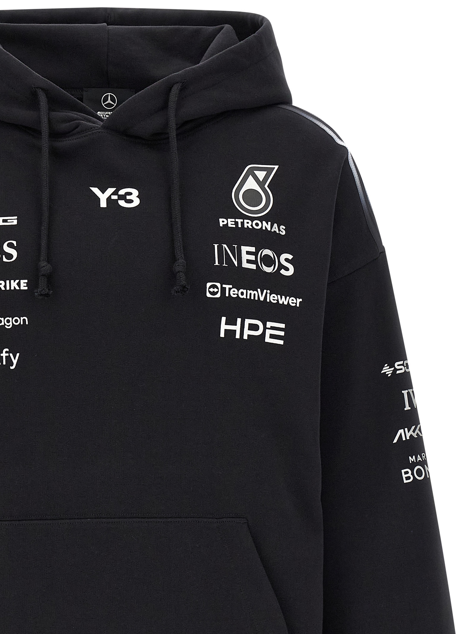 Hoodie Y-3 x Mercedes AMG PETRONAS F1 KR2392BLACK (Y-3 / スウェット・フーディー ) | Y-3 (ワイスリー)(2)