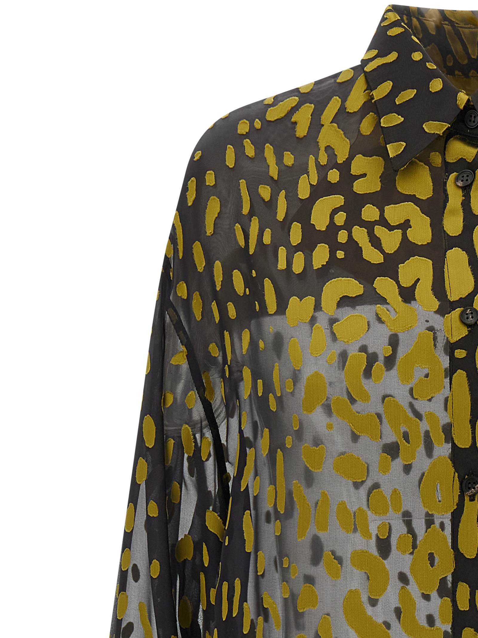 Georgette devoré shirt 793946EXPRESSOBRASSWOOD (FERRAGAMO / シャツ・ブラウス ) | FERRAGAMO (フェラガモ)(2)