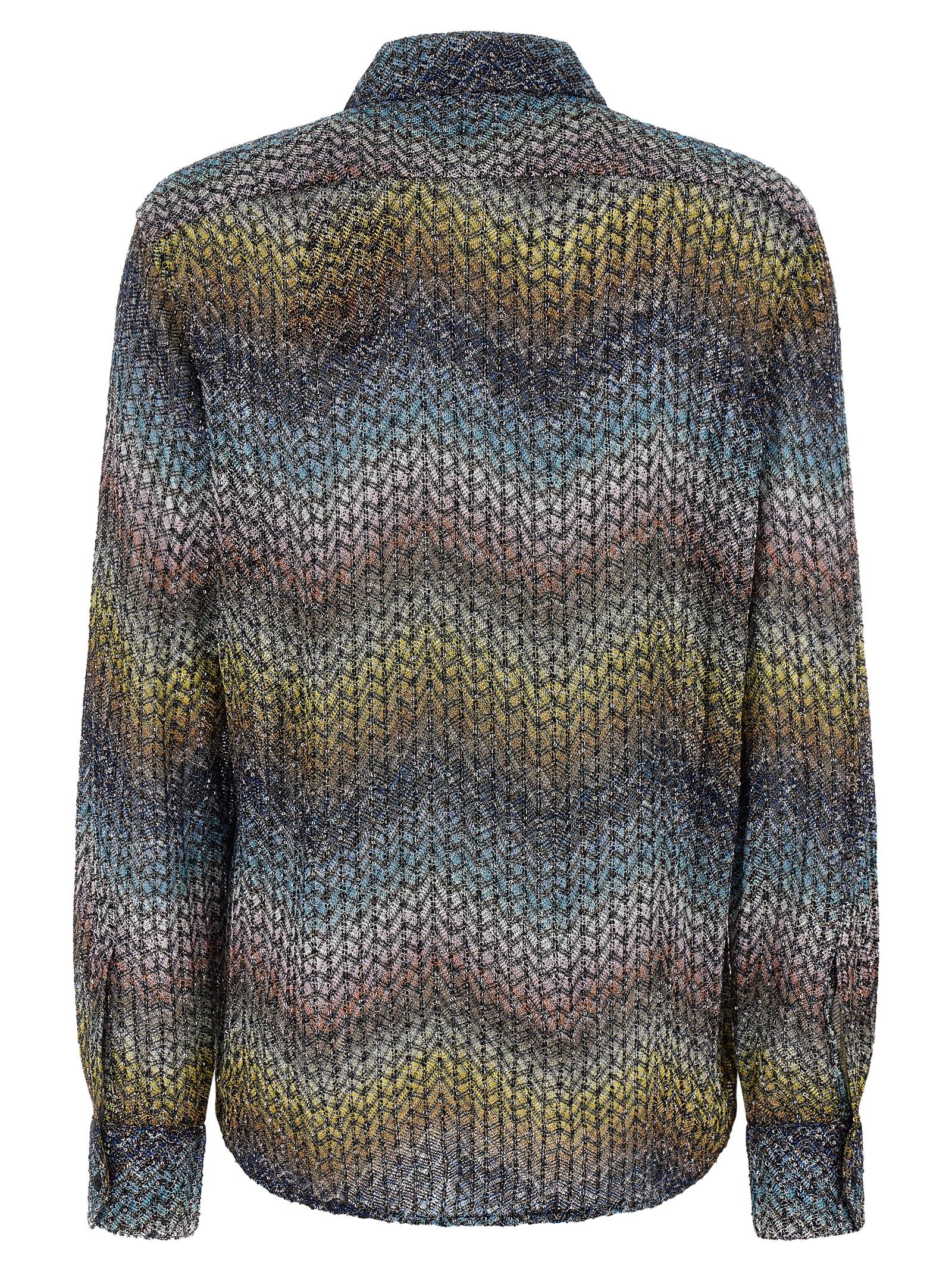 Lamé viscose shirt DS26SJ0ZBC0065SMSNS (MISSONI / シャツ・ブラウス ) | MISSONI (ミッソー二)(1)