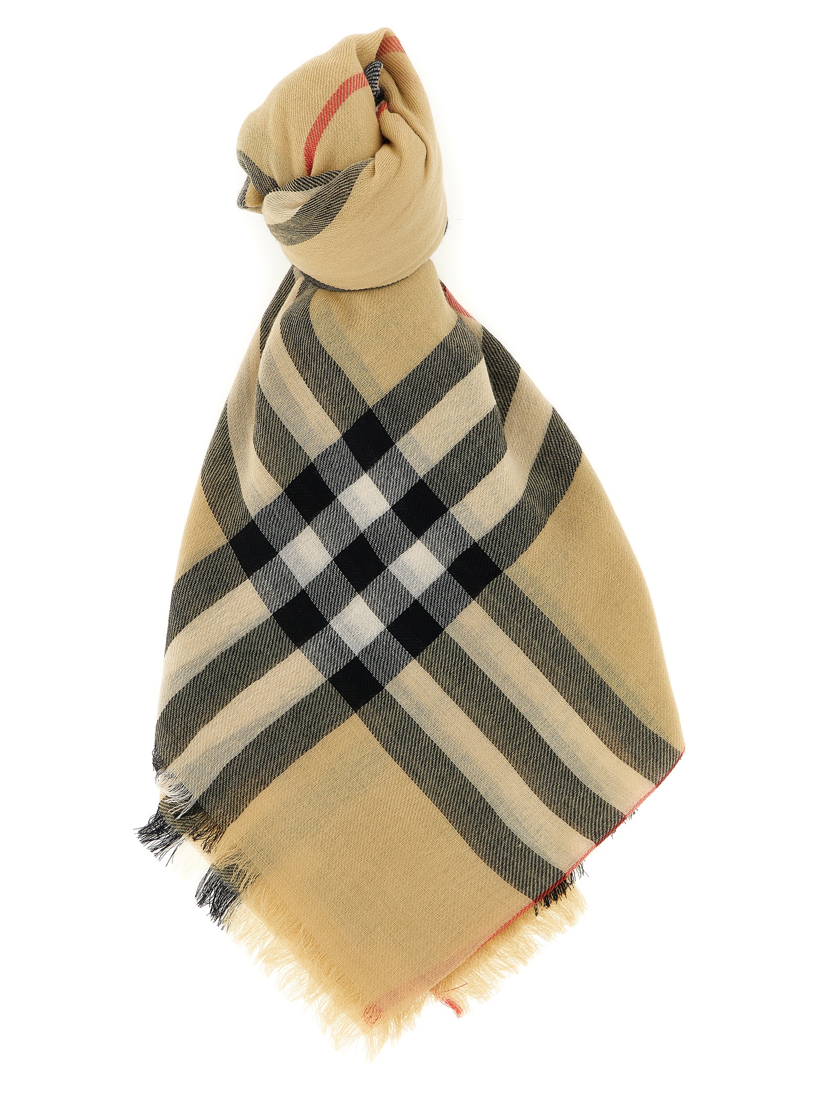 Check wool scarf 8122127SAND (Burberry / スカーフ・マフラー ) | Burberry (バーバリー)
