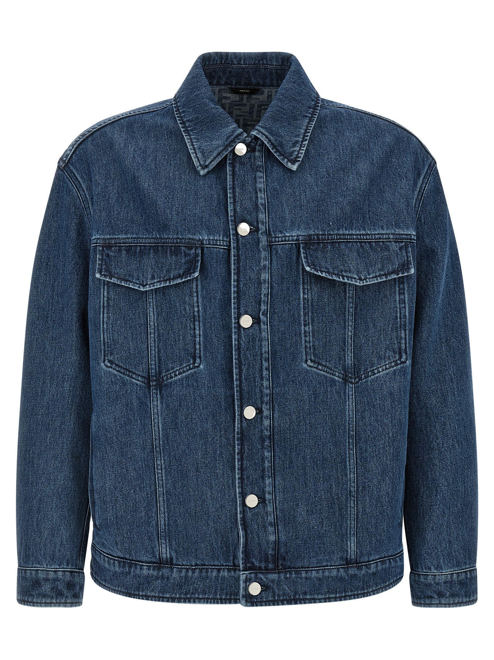 'FF Selleria' denim jacket FW1131AWMMF0QA2 (FENDI / カジュアルジャケット ) | FENDI (フェンディ)
