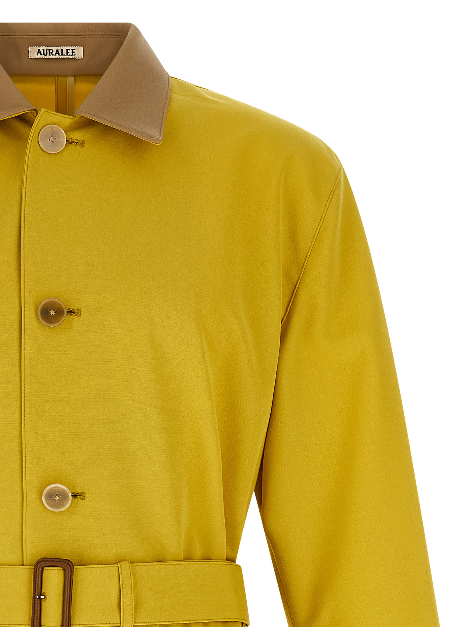 'Wool Max Canvas' coat A26SC01WCMUSTARDYELLOW (AURALEE / コート ) | AURALEE (オーラリー)(2)