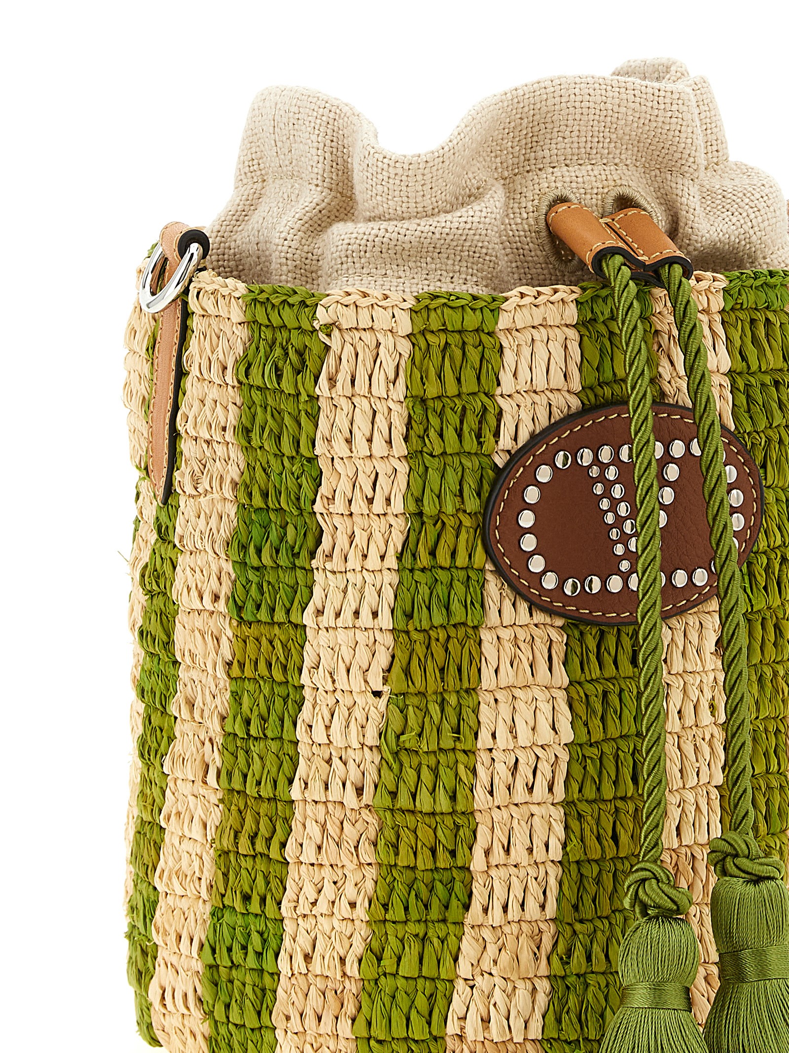 Valentino Garavani raffia small bucket bag W2B0T03IXUC8J (Valentino Garavani / ハンドバッグ・ショルダーバッグ ) | Valentino Garavani (ヴァレンティノ)(2)