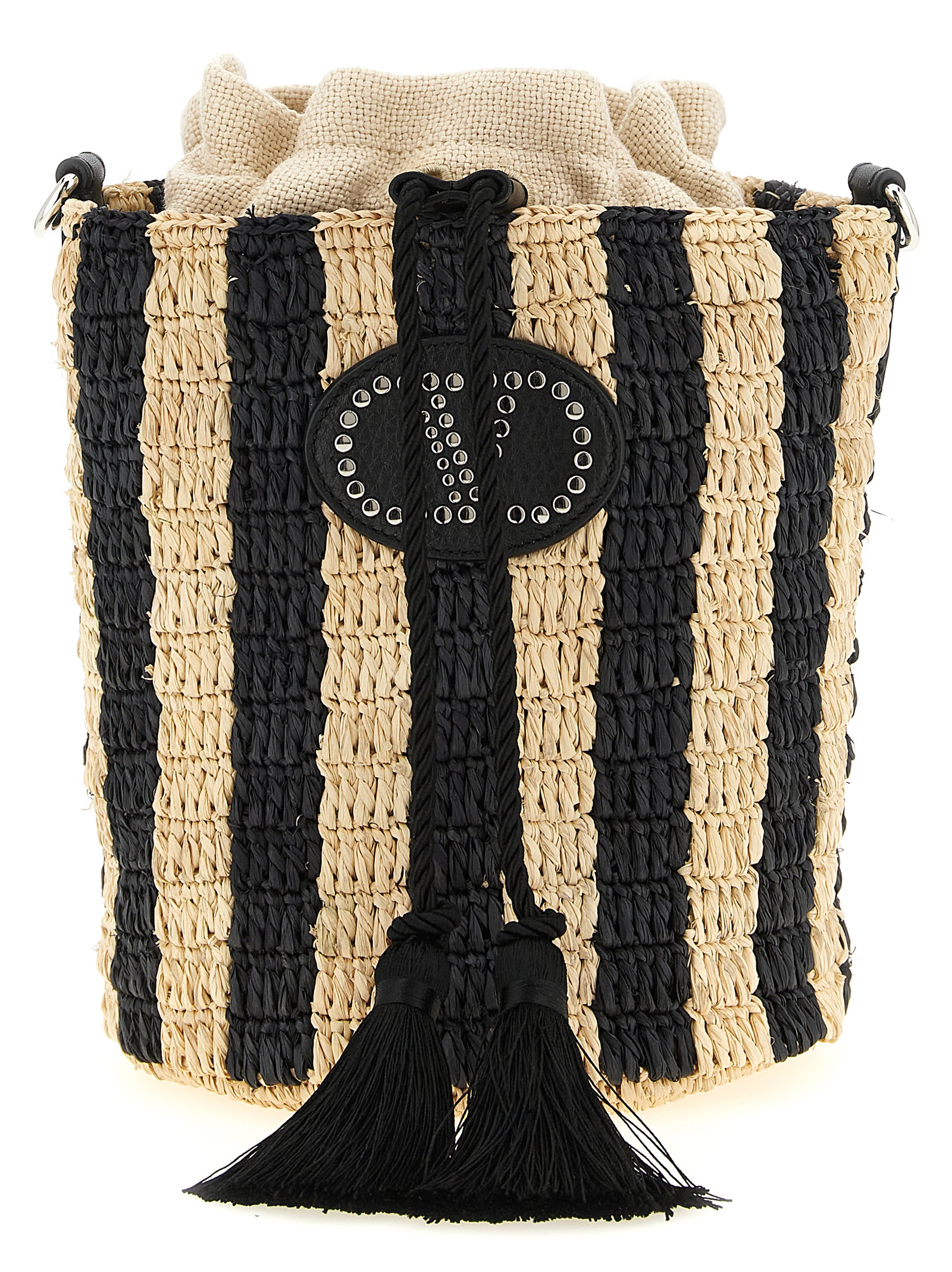 Valentino Garavani raffia small bucket bag W2B0T03IXUC8K (Valentino Garavani / ハンドバッグ・ショルダーバッグ ) | Valentino Garavani (ヴァレンティノ)