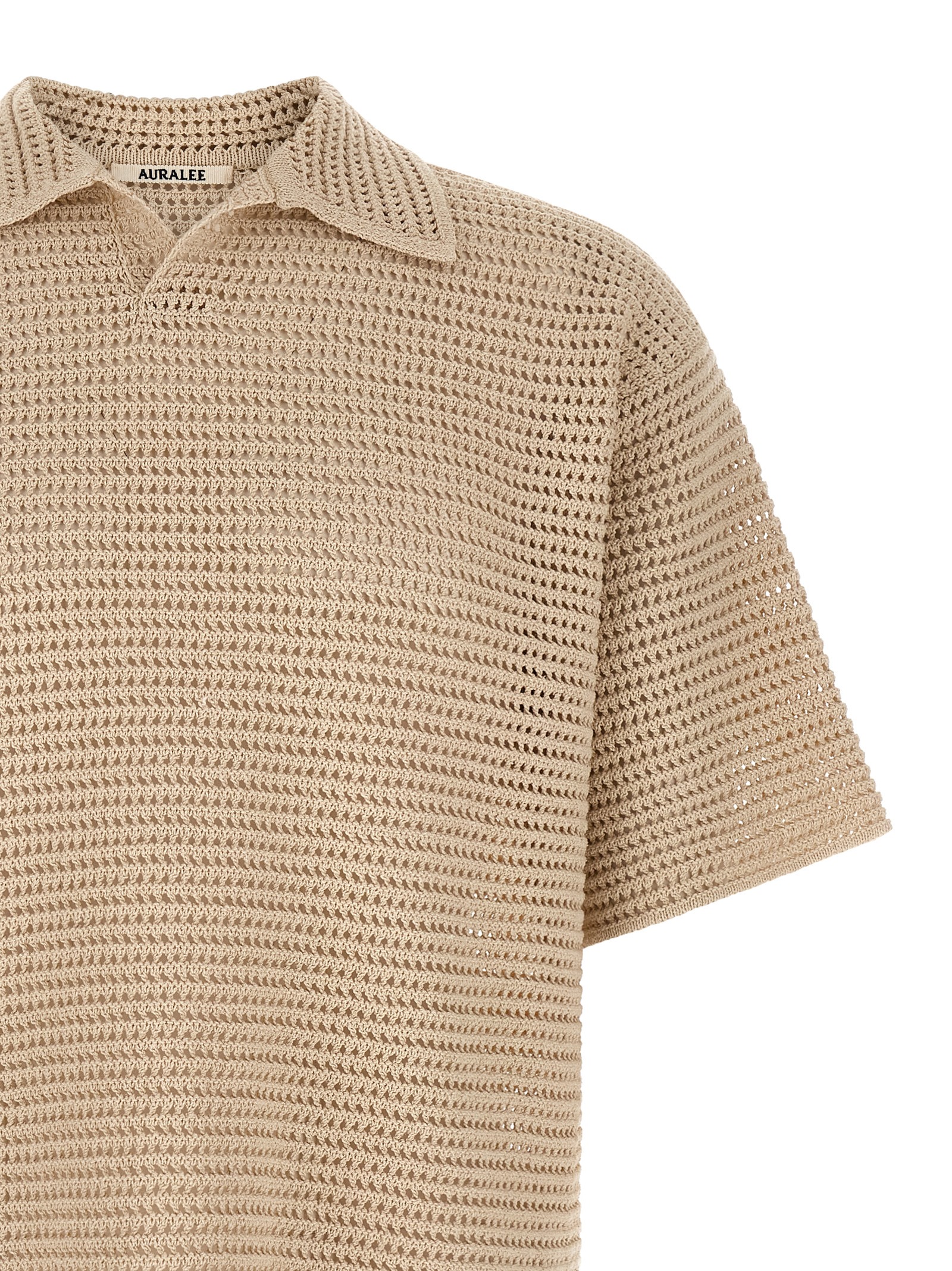 'Tussah' polo shirt A26SP02SSIVORY (AURALEE / ニット・セーター・カーディガン ) | AURALEE (オーラリー)(2)