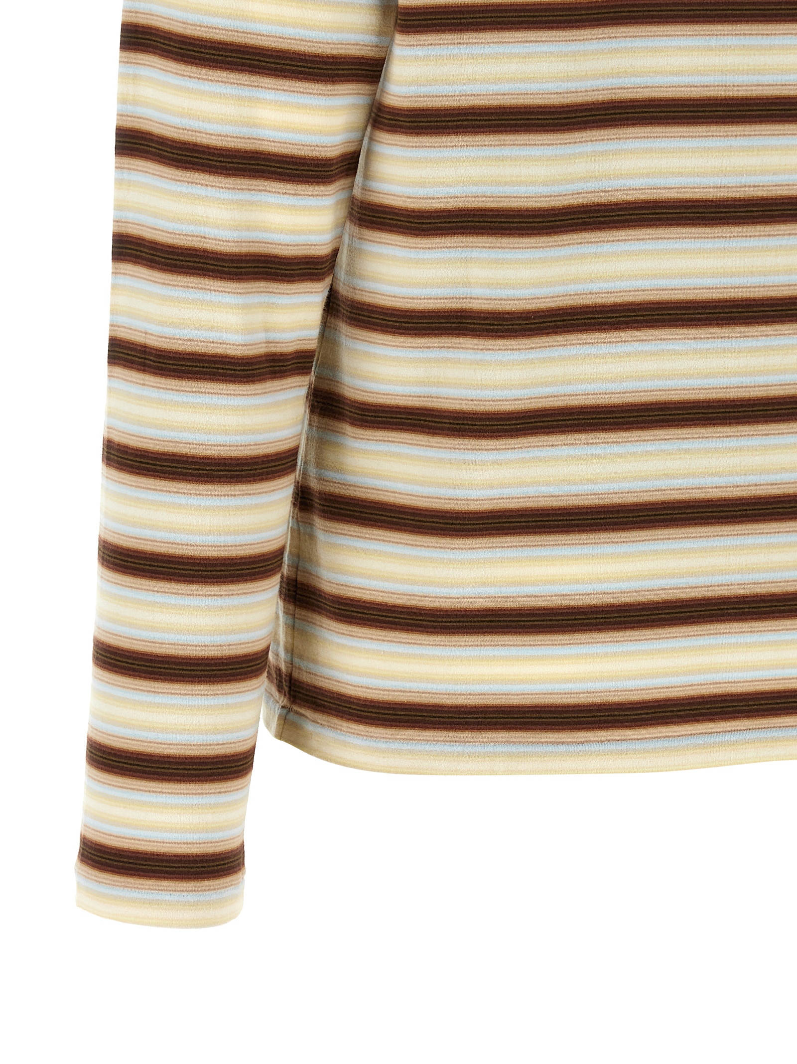 Gradient stripes t-shirt A26SP03GJFADEBROWNSTRIPE (AURALEE / Tシャツ・カットソー ) | AURALEE (オーラリー)(3)