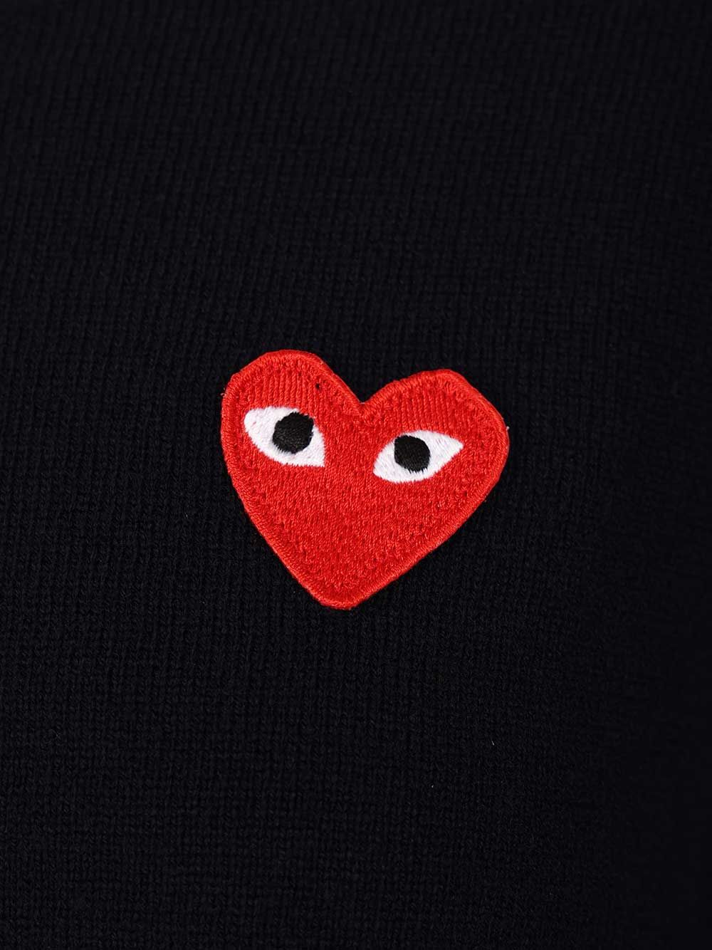 Crew neck wool sweater AXN0020512 (PLAY Comme Des Garçons / ニット・セーター・カーディガン ) | PLAY Comme Des Garçons (プレイ コムデギャルソン)(3)