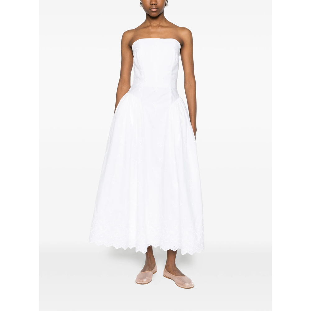 Dress Simone Rocha 74651316WHITE (Simone Rocha / ワンピース・ドレス・オールインワン ) | Simone Rocha (シモーネロシャ)(4)