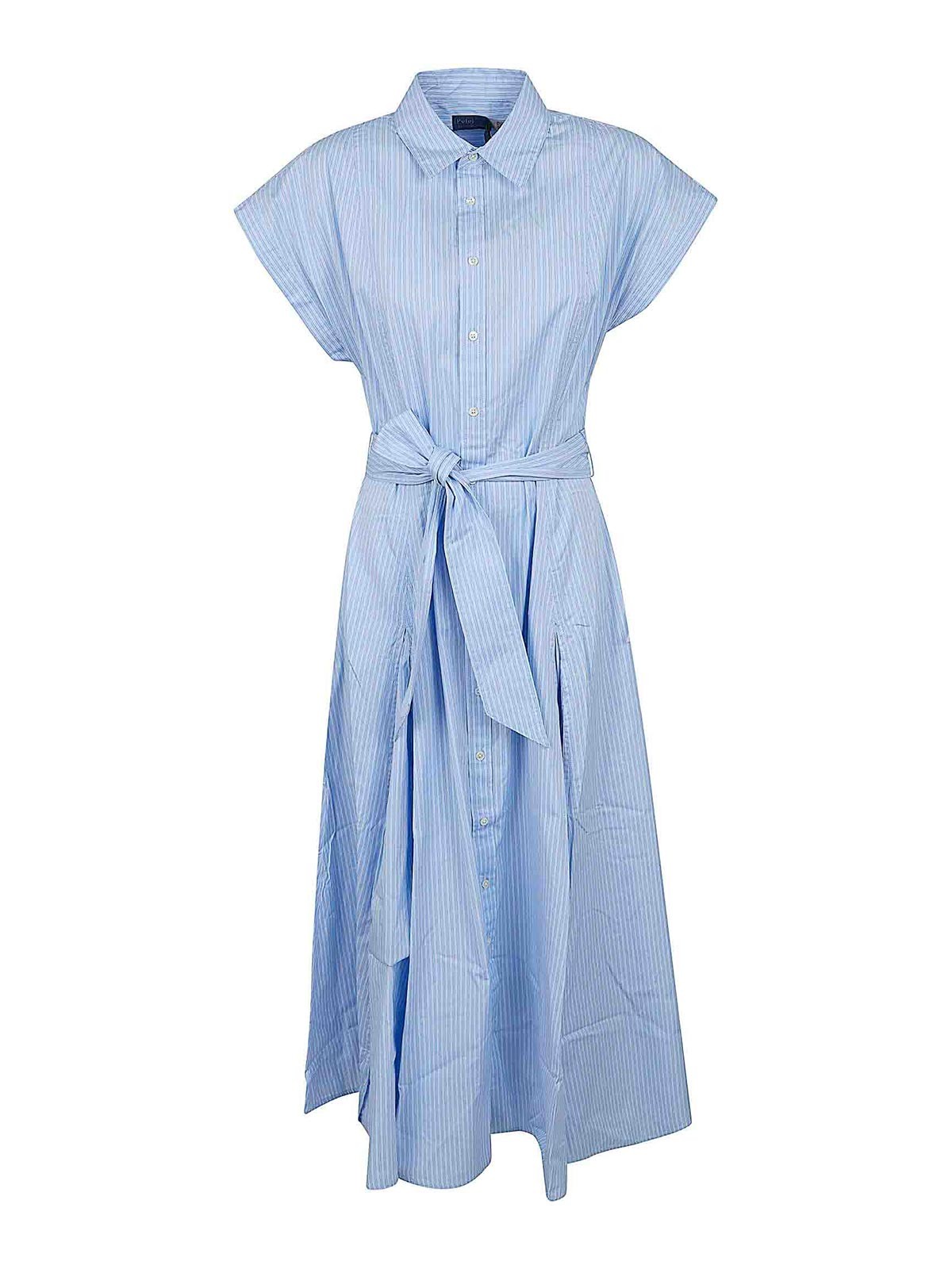 Woven-Shirt Dress-Dresses 211A96363001 (Polo Ralph Lauren / ワンピース・ドレス・オールインワン ) | Polo Ralph Lauren (ポロ ラルフ ローレン)