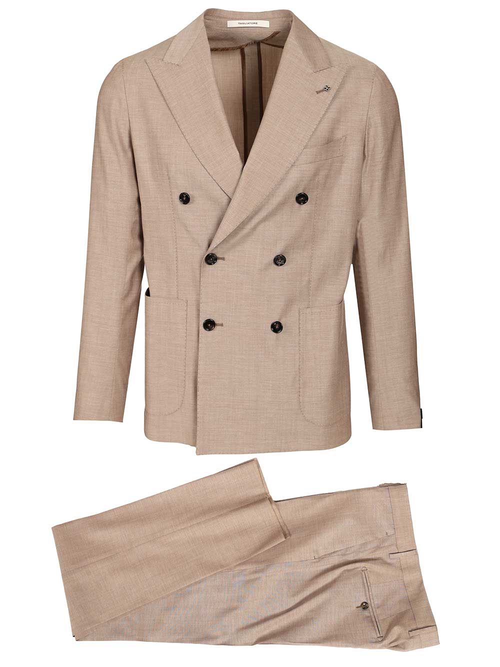 Montecarlo double-breasted suit 2SMC20K01210016C1037 (TAGLIATORE / スーツ ) | TAGLIATORE (タリアトーレ)