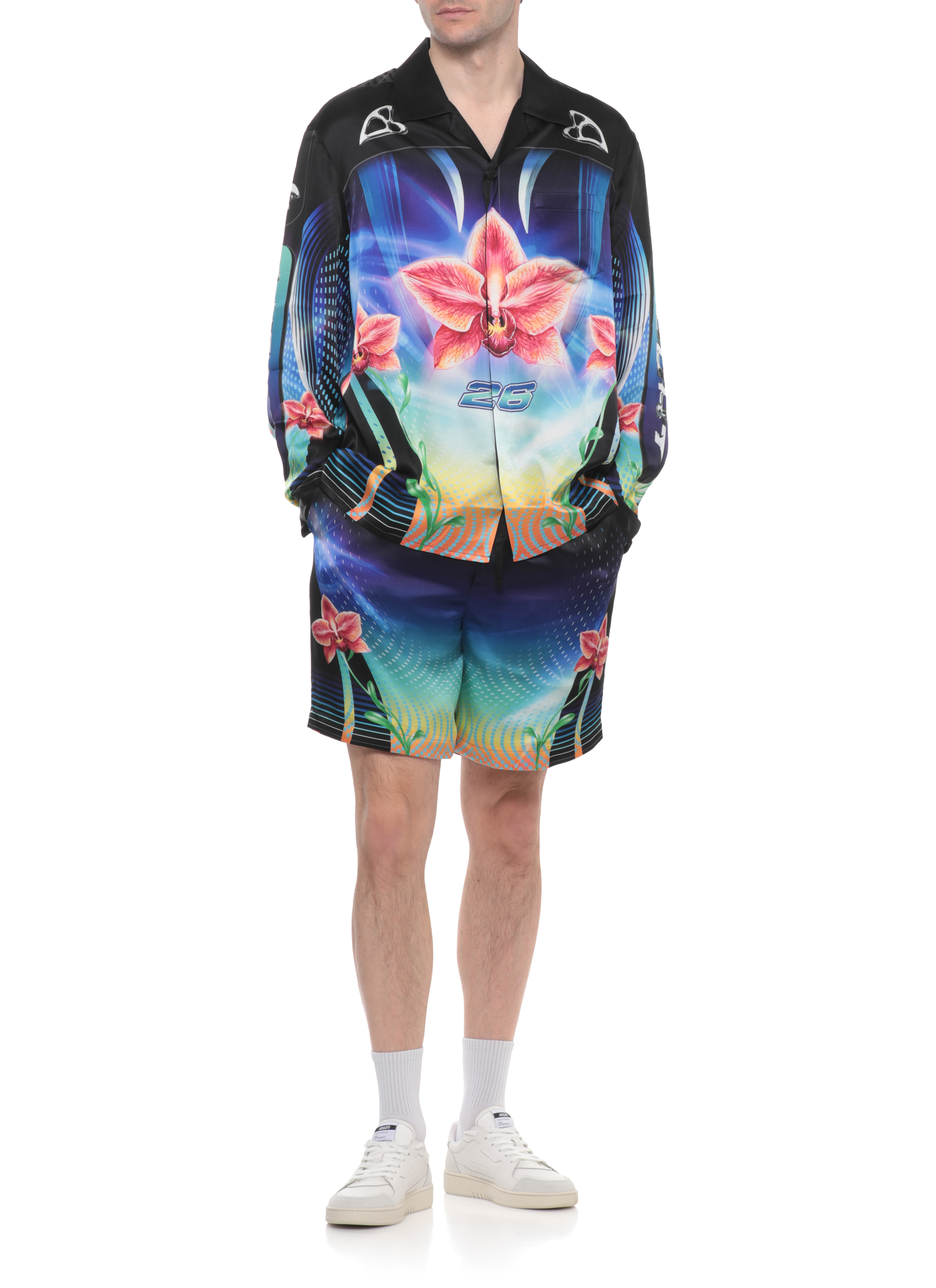 Casablanca Shirts Black MSP26SH00602SILKSATIN (Casablanca / シャツ・ブラウス ) | Casablanca (カサブランカ)(4)