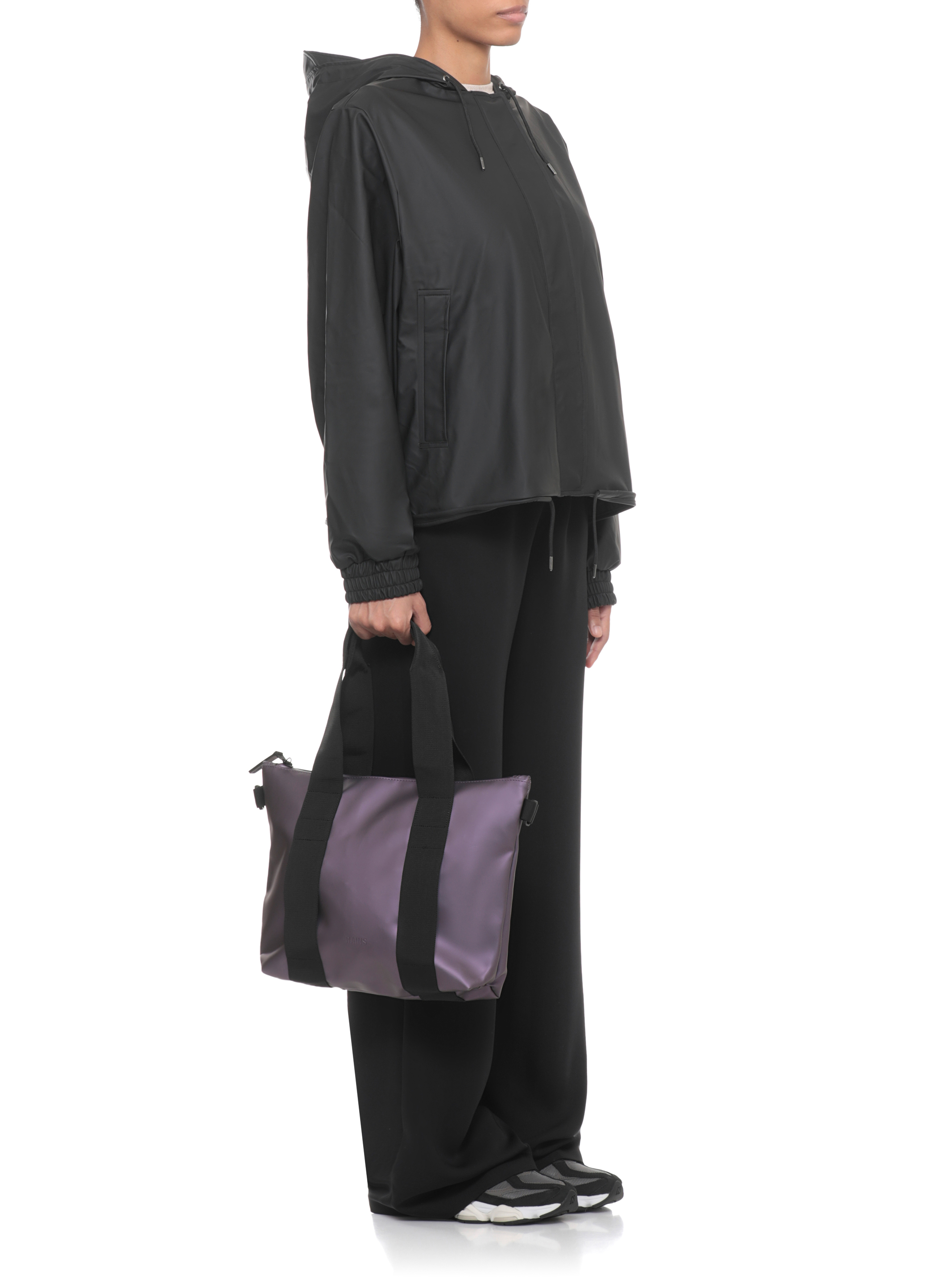 Rains Coats Black RA18040STRINGWJACKETBLA (RAINS / カジュアルジャケット ) | RAINS (レインズ)(4)