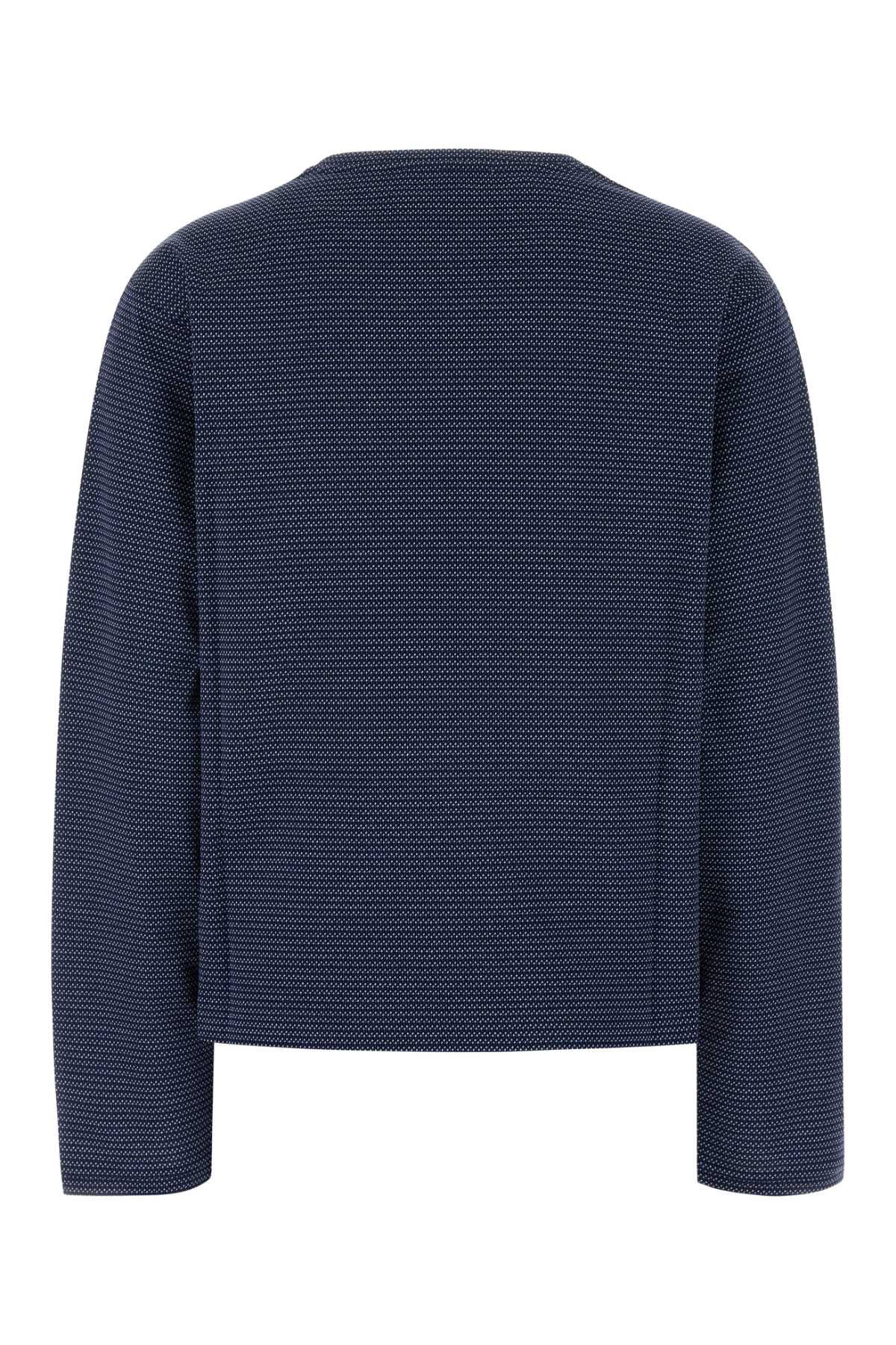 Two-tone jersey t-shirt MJLA47SOOO19J4F0X32 (MIU MIU / Tシャツ・カットソー ) | MIU MIU (ミュウミュウ)(1)