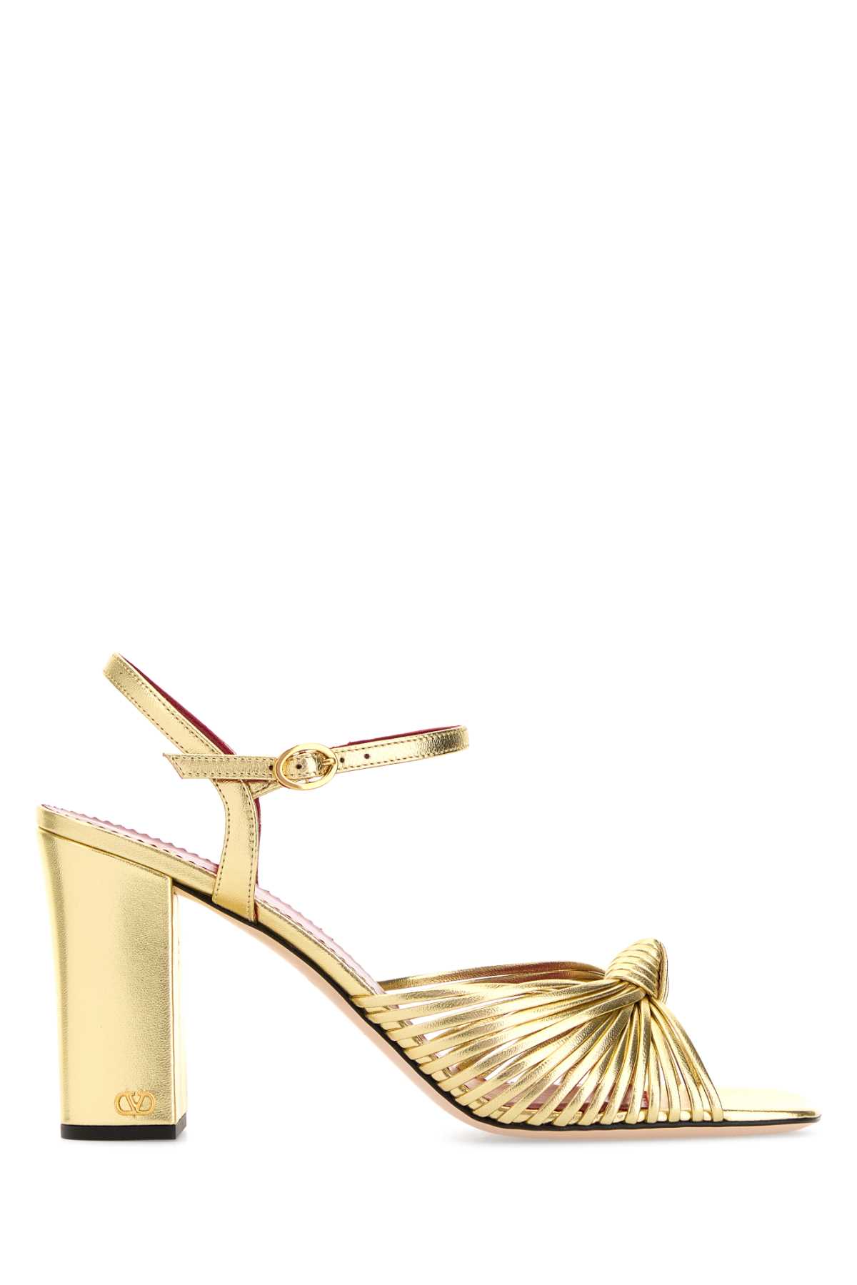 Gold leather Annet sandals 8W0S0PJ6FLQI8M (Valentino Garavani / サンダル ) | Valentino Garavani (ヴァレンティノ)