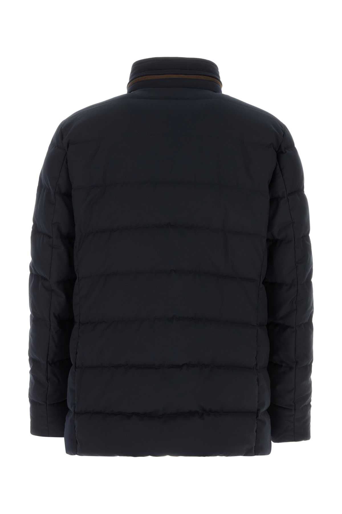 Midnight blue polyester blend Ilvo down jacket ILVOPUMDARKBLU (MooRER / ダウンジャケット・コート ) | MooRER (ムーレー)(1)