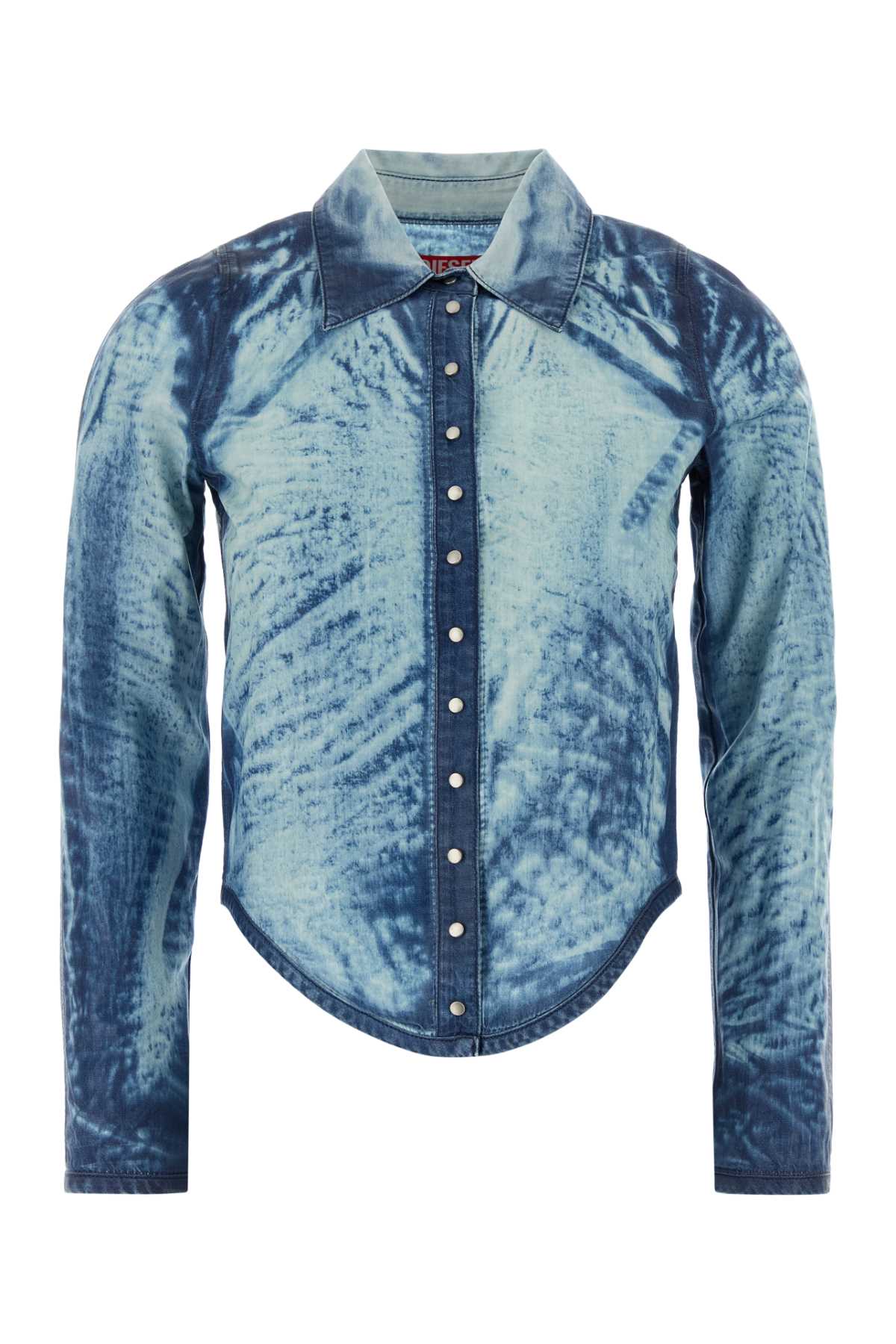 Light blue lyocell De-Lyria shirt A23458068XC01 (Diesel / シャツ・ブラウス ) | Diesel (ディーゼル)